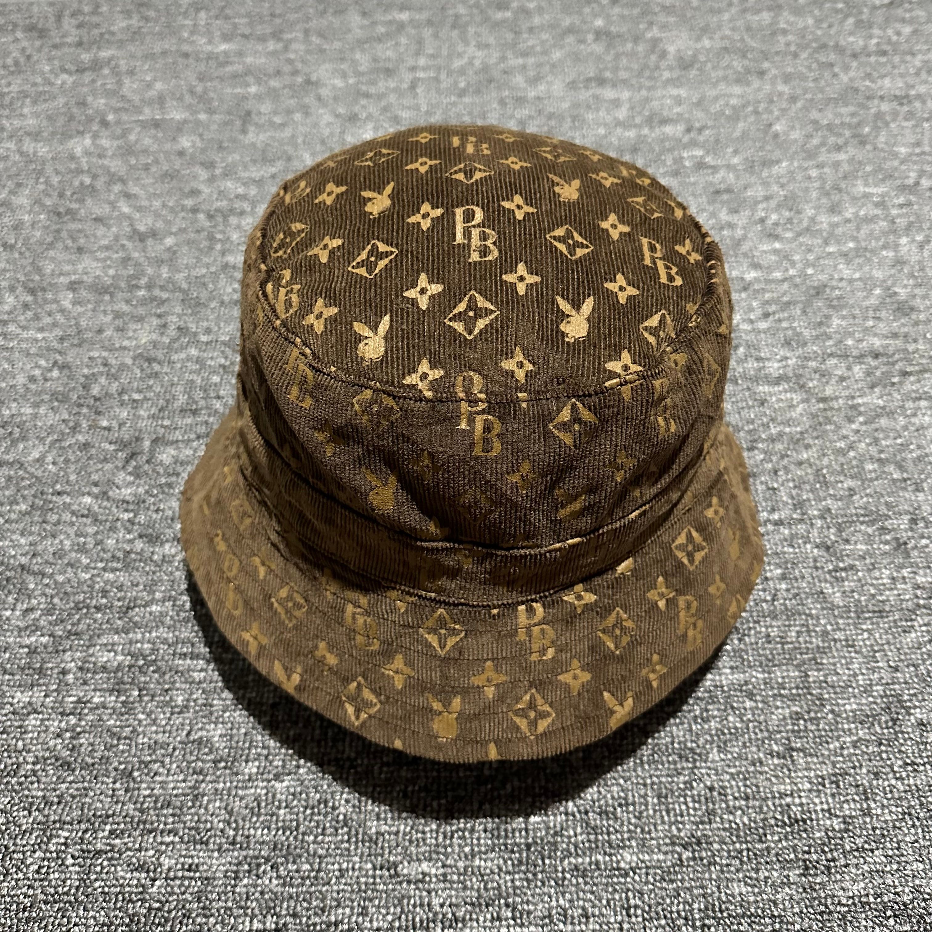 Playboy Vintage Playboy Louis Vuitton Corduroy Bucket Hat