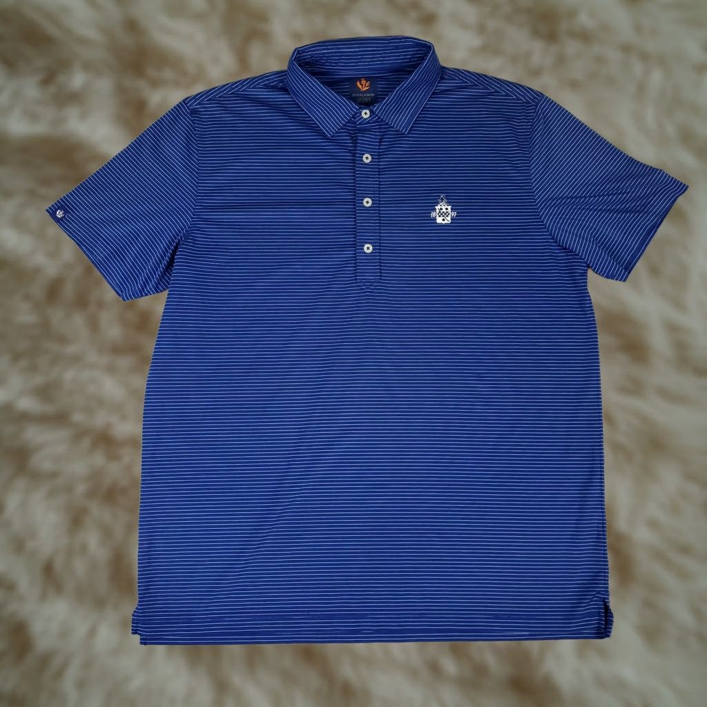 Vintage Donald Ross Polo Shirt Mens Large Blue Striped Golf Short Sleeve Polo Shirt Mens L Blue Striped Golf Short Sleeve Donald Ross Size US L / EU 52-54 / 3 - 1 Thumbnail