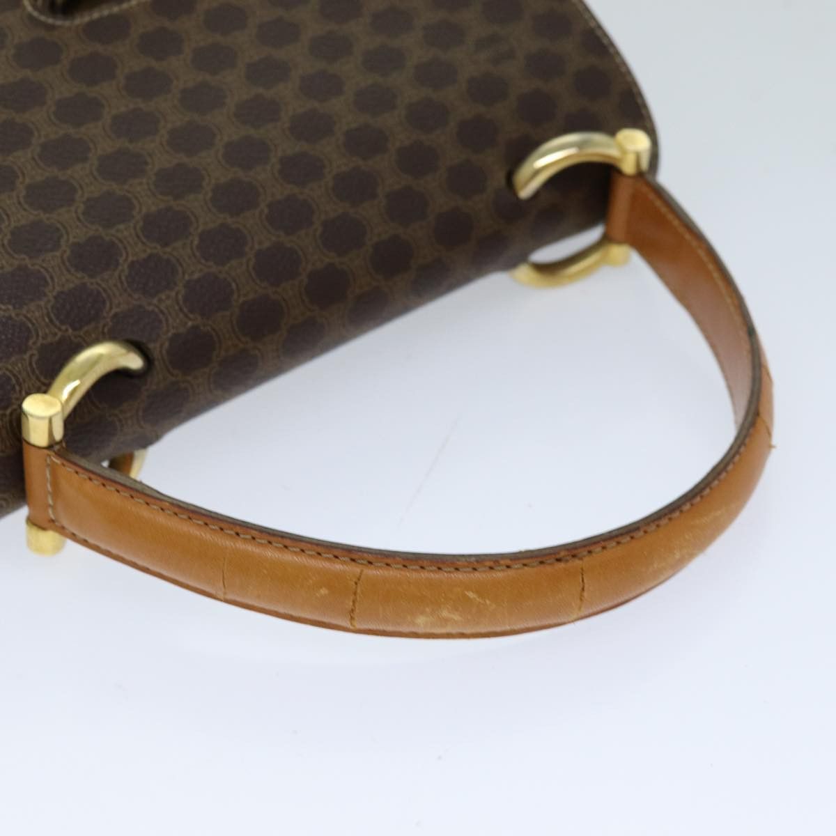 Celine CELINE Macadam Canvas Hand Bag Pvc Brown Size ONE SIZE - 7 Thumbnail