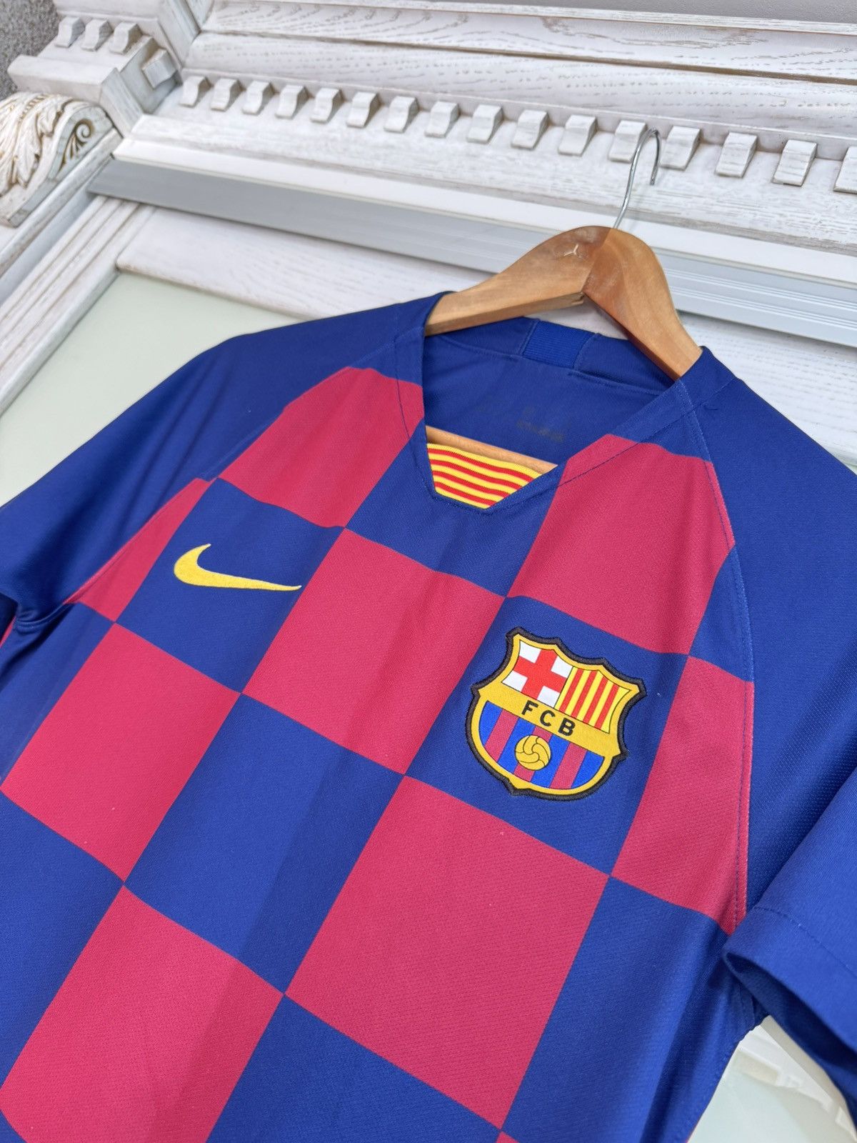 Nike Barcelona 2020-2021 Home Soccer Jersey Football Kit Shirt Size US S / EU 44-46 / 1 - 6 Thumbnail