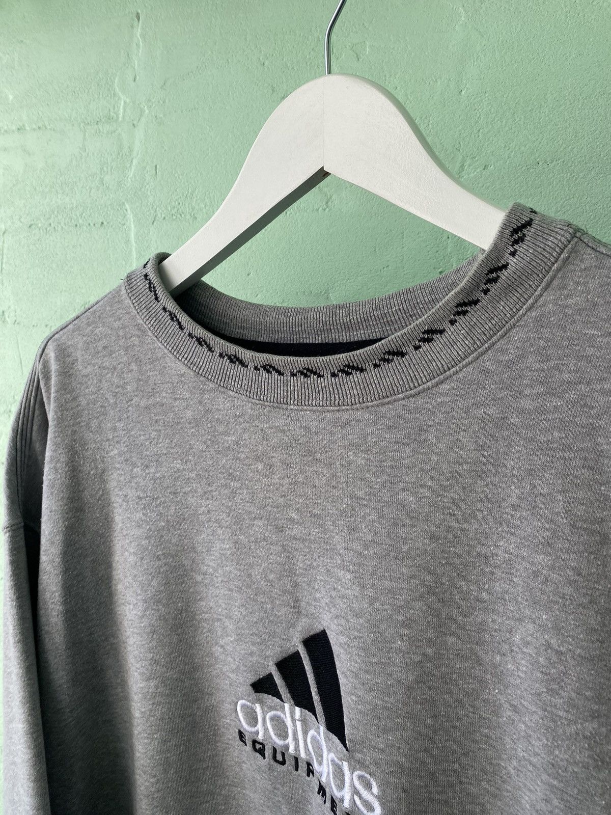 Equipment Adidas Equipment Vintage Sweatshirt Gray Size US XL / EU 56 / 4 - 4 Thumbnail