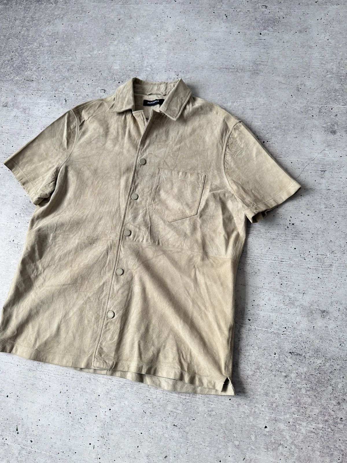 Other ACADEMIA by Beymen Luxury Lambskin Leather Shirt Size 52 L Size US L / EU 52-54 / 3 - 5 Thumbnail