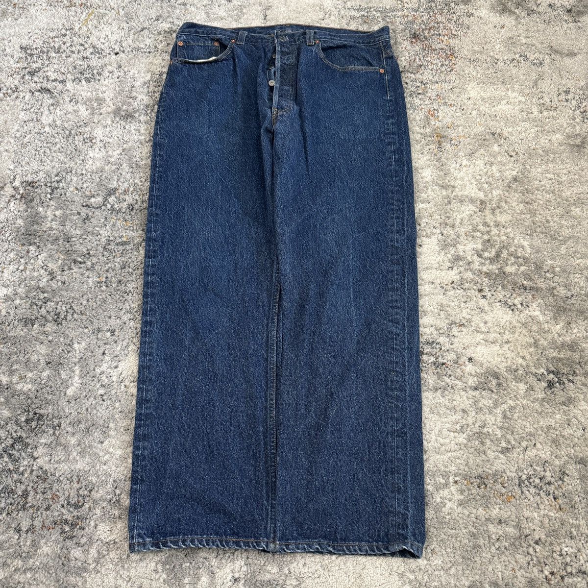 Japanese Brand × Levi's × Vintage Vintage 80s Levi’s 501 dark wash wide leg button fly jeans Size US 36 / EU 52 - 3 Thumbnail