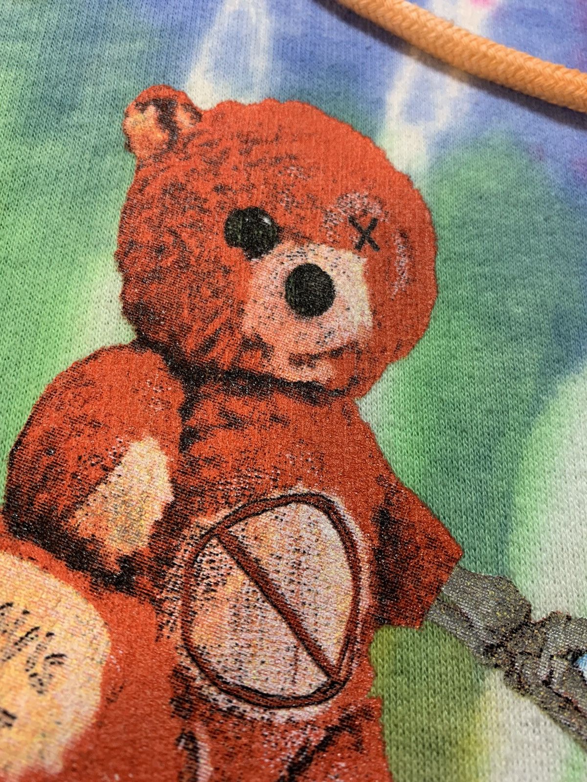 Travis Scott Astroworld Tie-Dye Teddy Bear Hoodie Size US XL / EU 56 / 4 - 3 Thumbnail