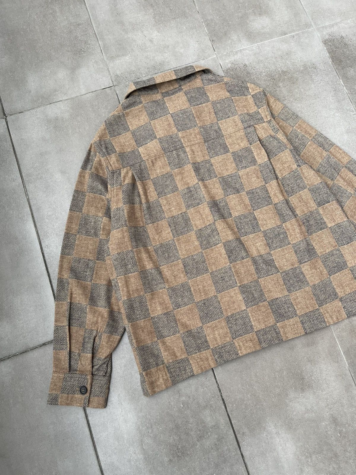Henrik Vibskov !DS! AW23 Henrik Vibskov Checkered Field Flannel Shirt Size US M / EU 48-50 / 2 - 20 Thumbnail