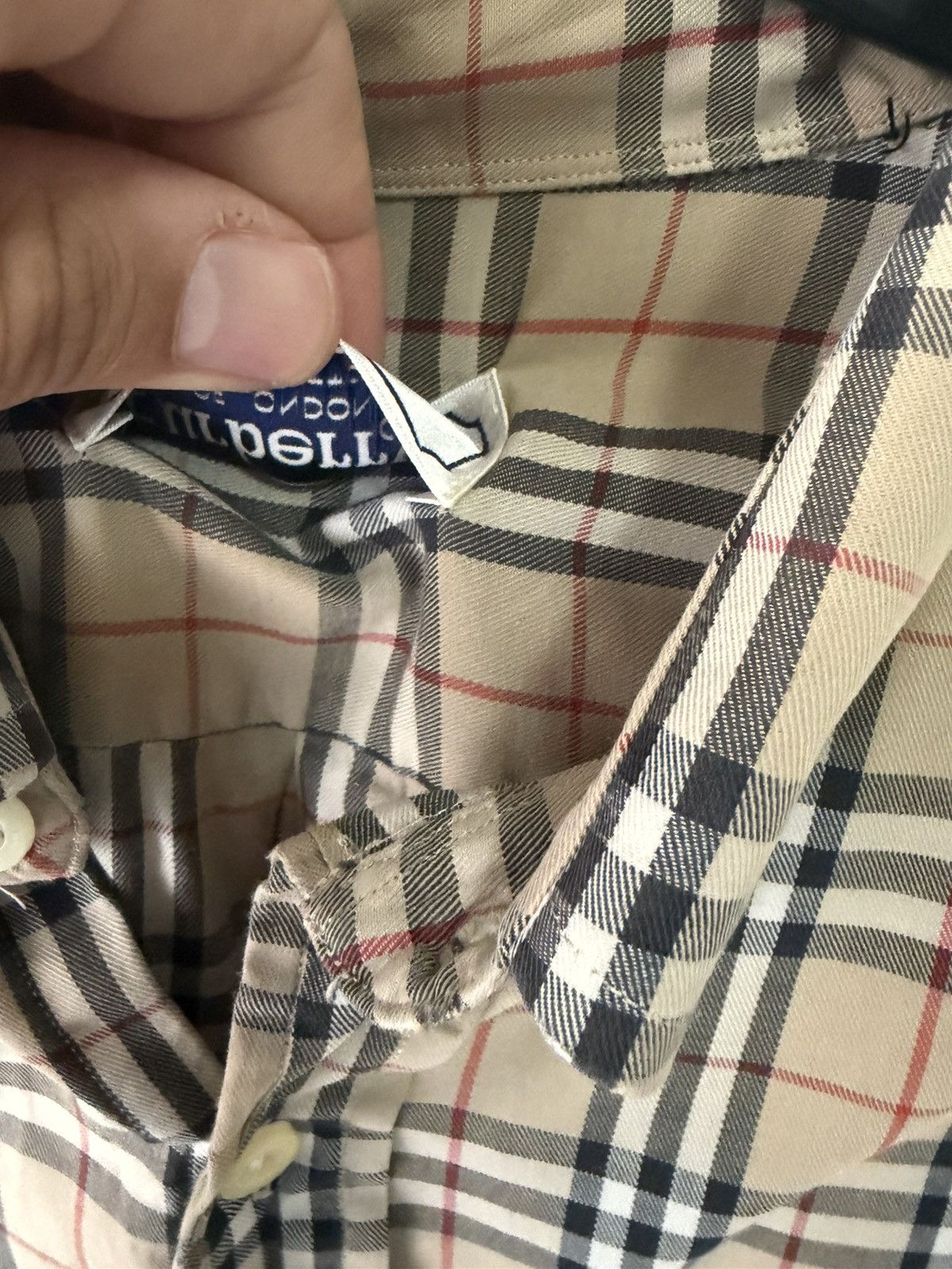 Burberry Vintage Burberry Nova Check Shirt Size US L / EU 52-54 / 3 - 4 Thumbnail