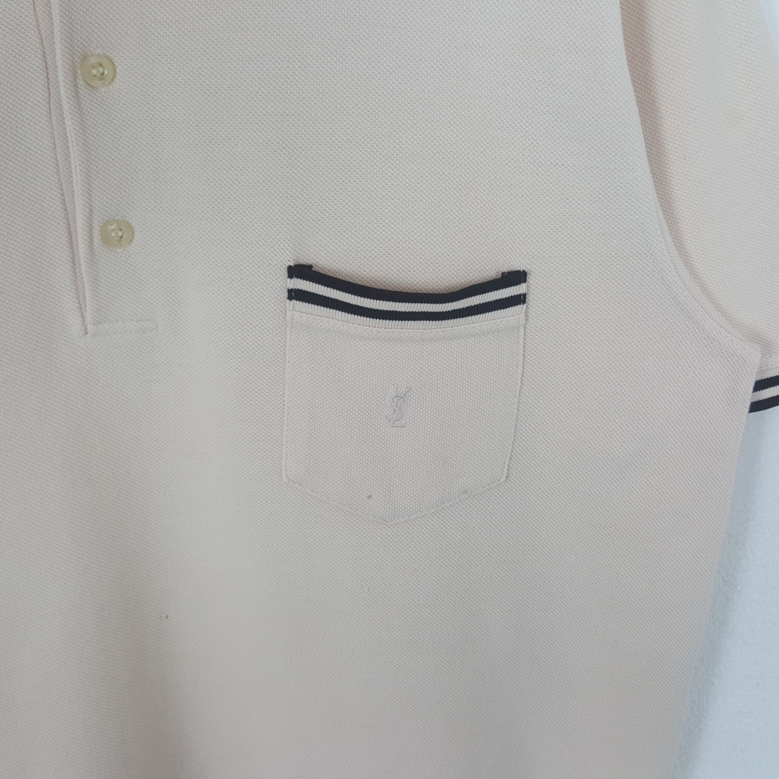 Yves Saint Laurent Vintage Yves Saint Laurent Designer Brand Polos RR12 Size US L / EU 52-54 / 3 - 2 Thumbnail
