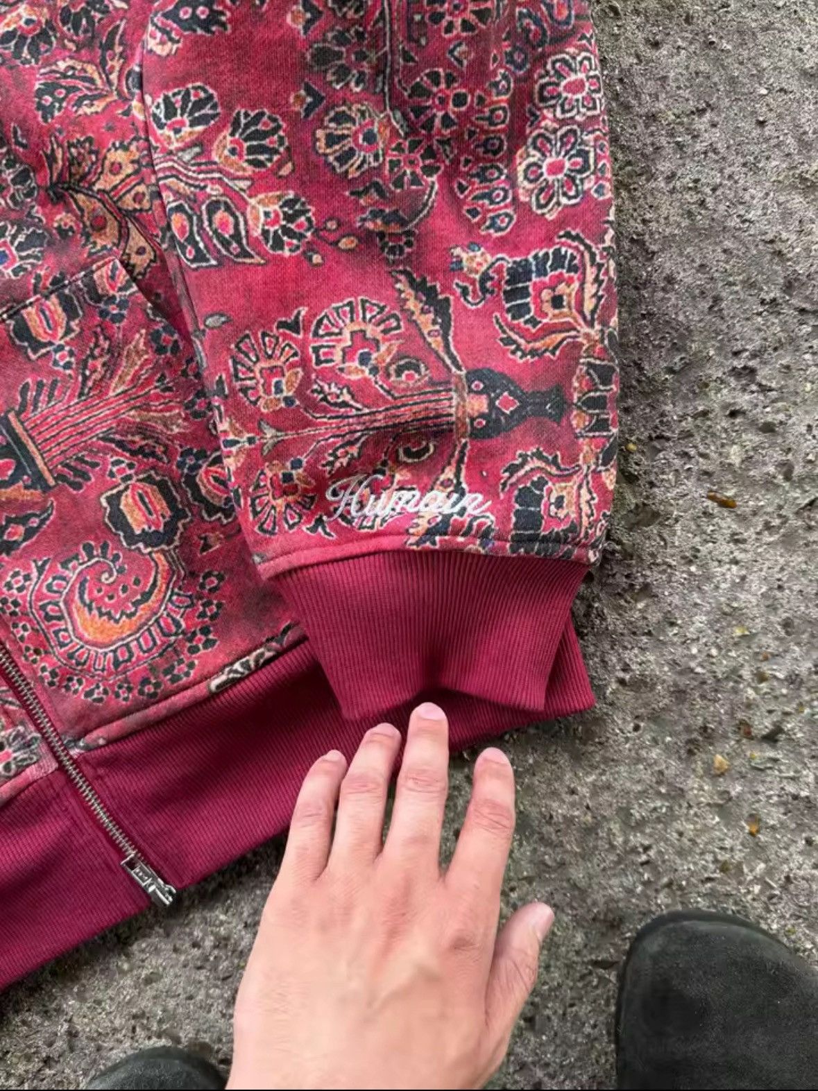 Other Red paisley hoodie Size US L / EU 52-54 / 3 - 3 Thumbnail