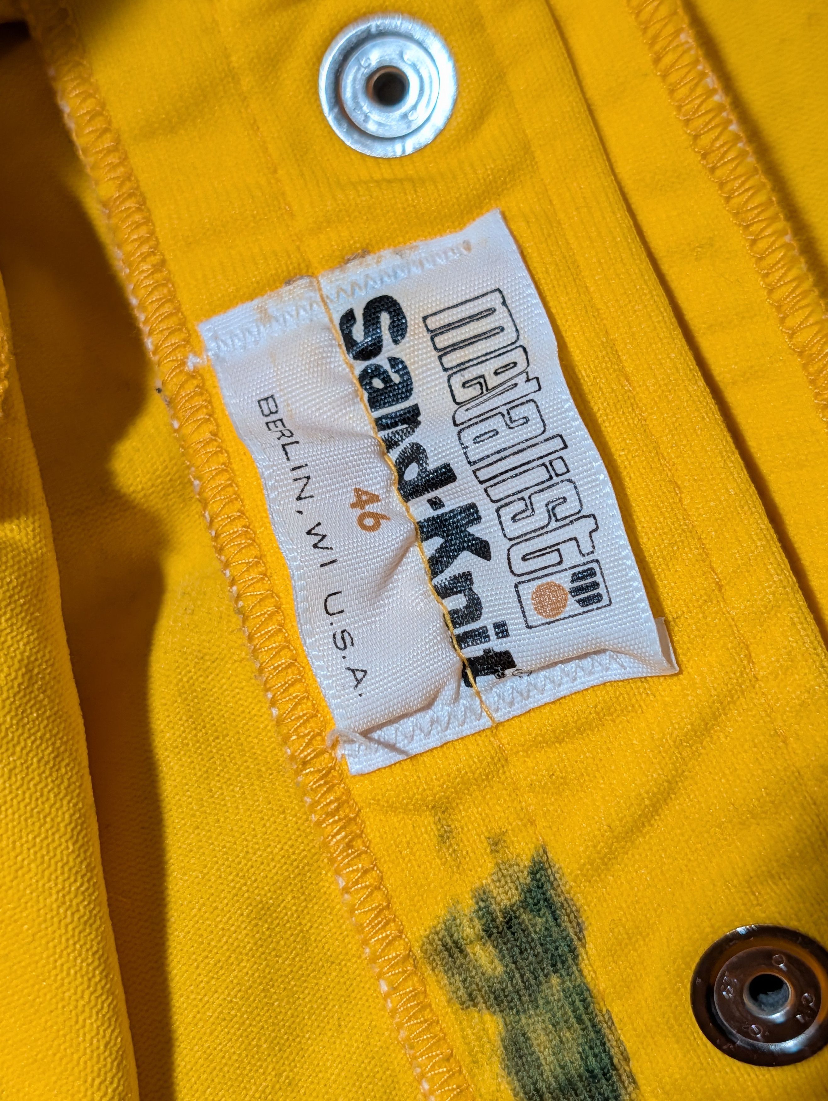 NCAA Vintage 80s Siena University Medalist Sand Knit Jacket Size US L / EU 52-54 / 3 - 5 Thumbnail