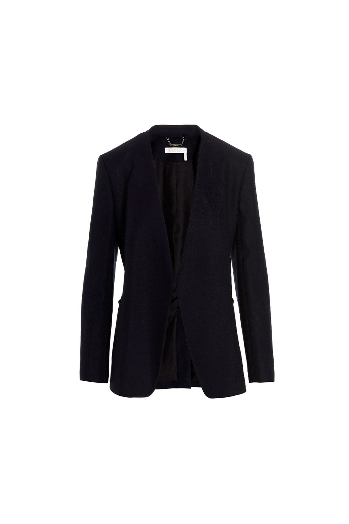 image of Chloe Linen Blazer in Blue, Women's (Size Medium)