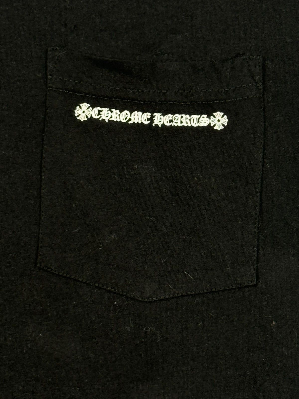 Chrome Hearts Chrome Hearts 'Cross Spine' Pocket Tee Sz XXL Size US XXL / EU 58 / 5 - 3 Thumbnail