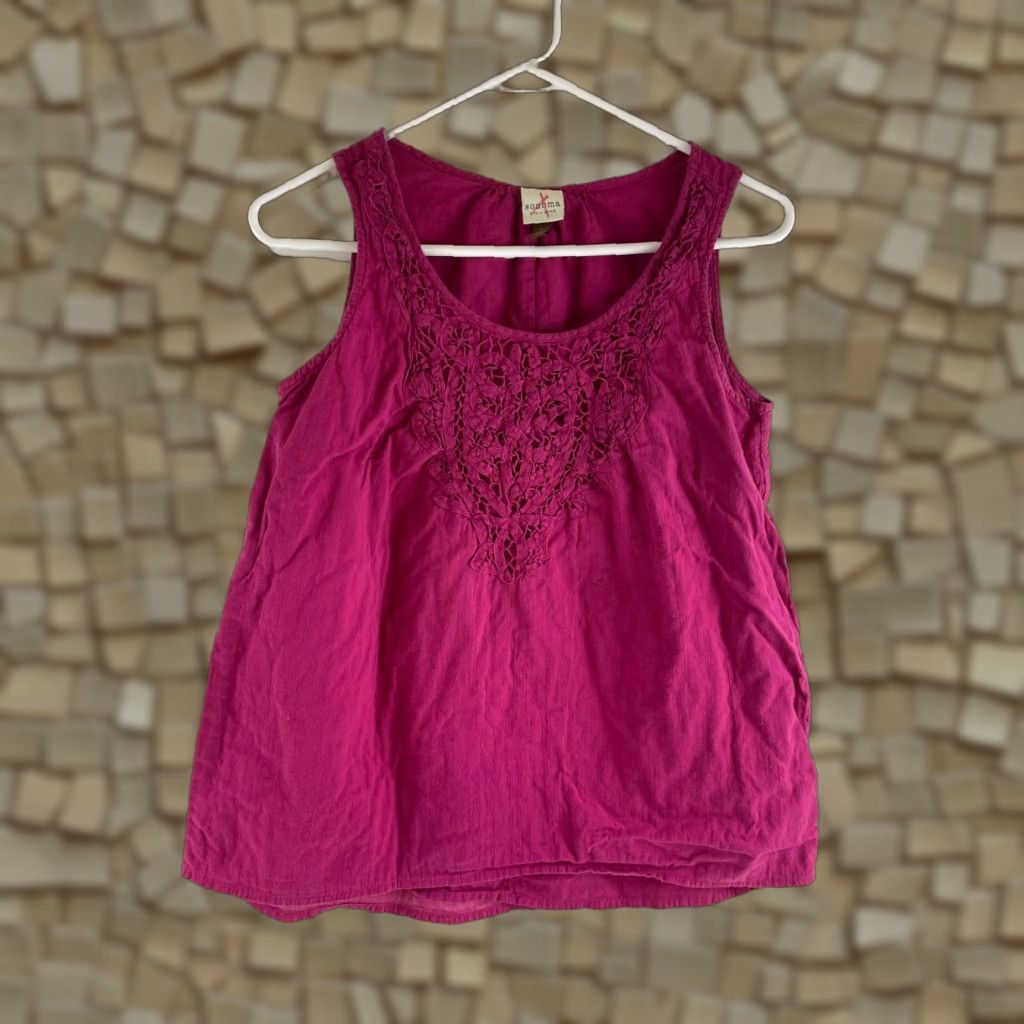 Vintage **Women's Size Medium Fuchsia Pink Sonoma Tank Top Sleeveless** User: **Fuchsia Pink Women's Size Medium Sonoma Tank Top Sleeveless** Size M / US 6-8 / IT 42-44 - 1 Thumbnail