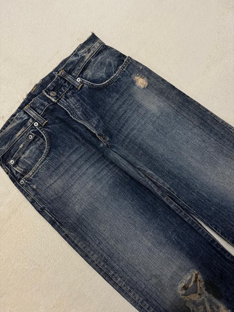 Edwin 💥BAGGY💥90's EDWIN 504R SAND WASHED INSANE DISTRESSED GRUNGE Size US 30 / EU 46 - 6 Thumbnail