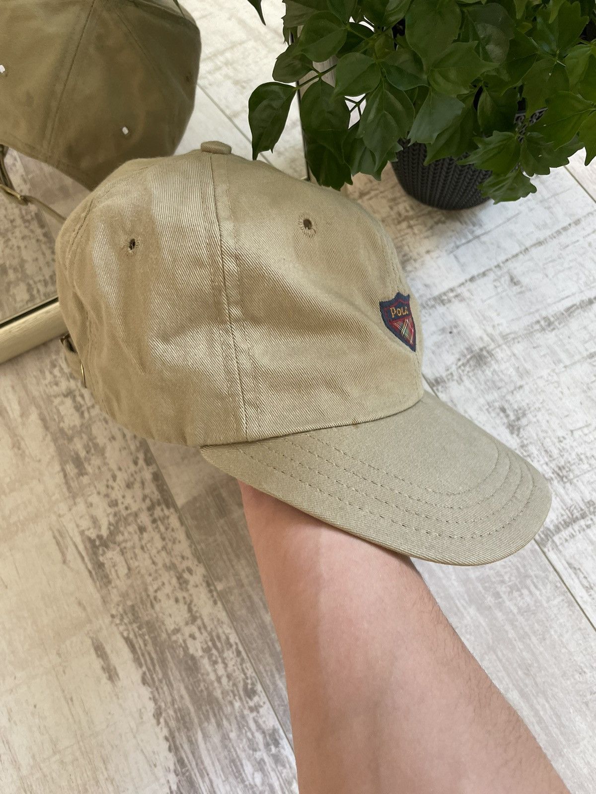 Polo Ralph Lauren × Vintage Polo Ralph Lauren Vintage 90’s Hat Cap Y2K Logo POLO Size ONE SIZE - 5 Thumbnail