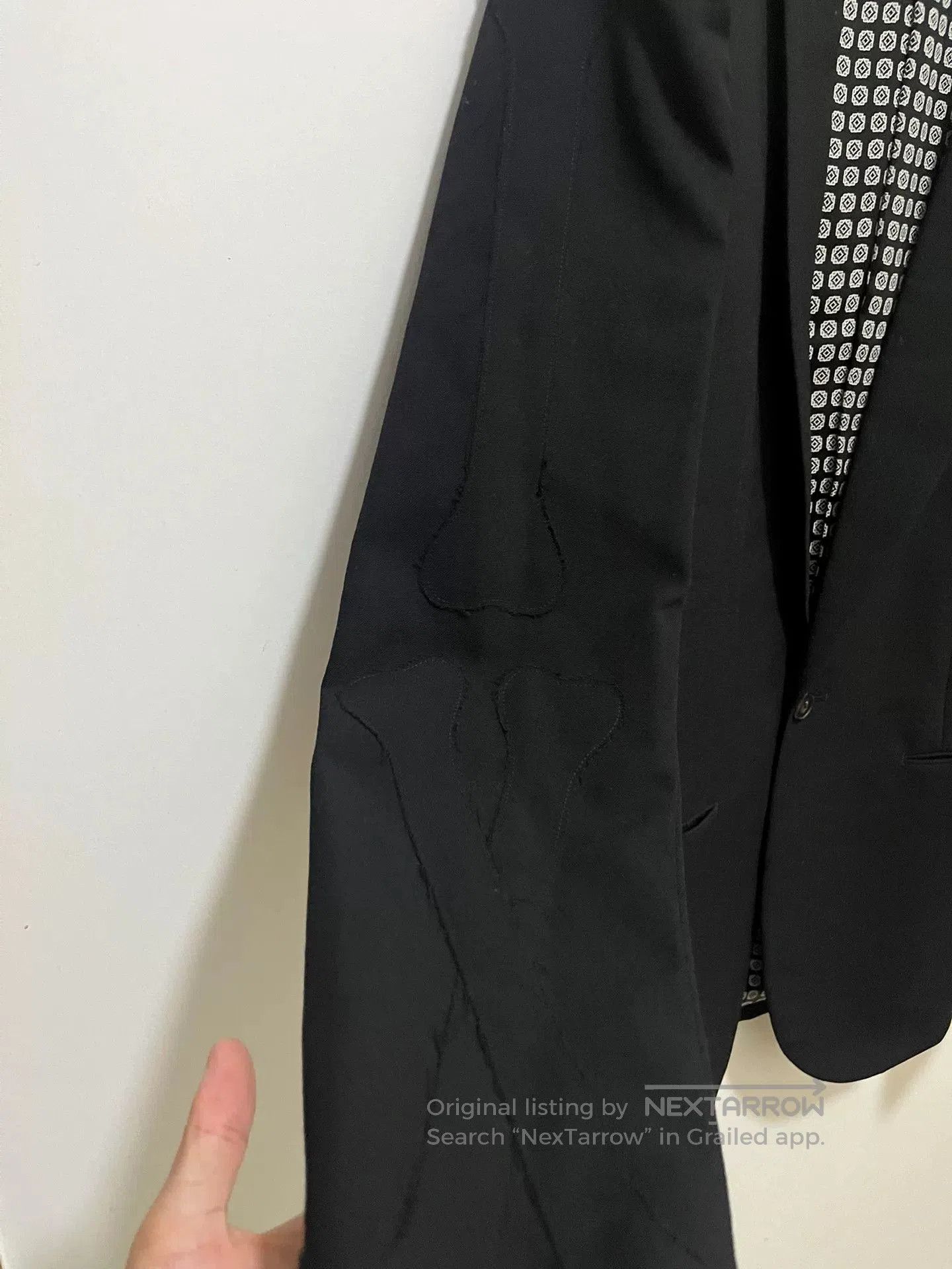 Comme des Garcons Homme Plus Number (N)ine Black Suit Jacket. Size US M / EU 48-50 / 2 - 3 Thumbnail