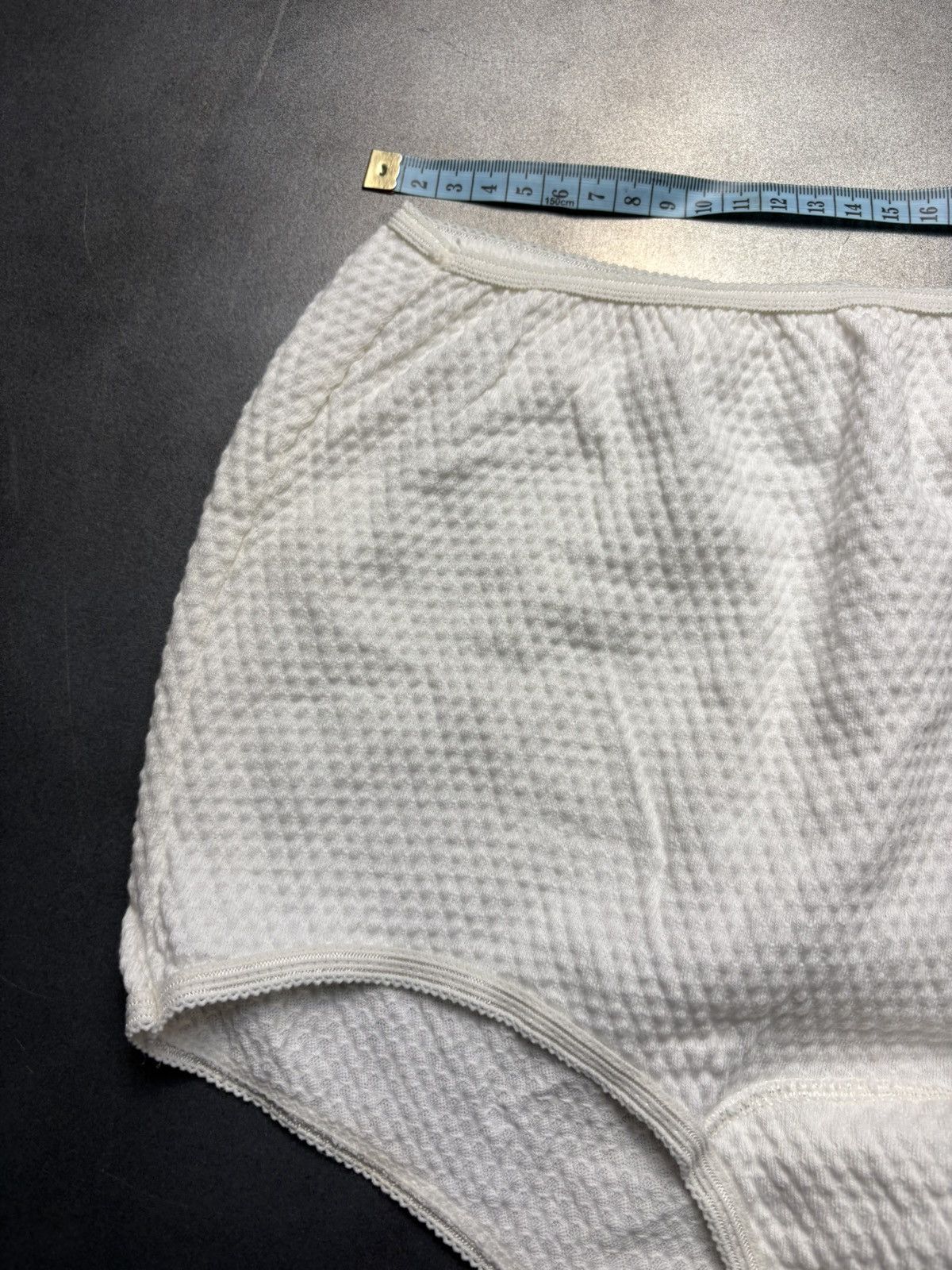 Other × Vintage Lot of 3 1970s Panties 3d Knit Ruffle Texture Underwear 70s Size ONE SIZE - 4 Thumbnail