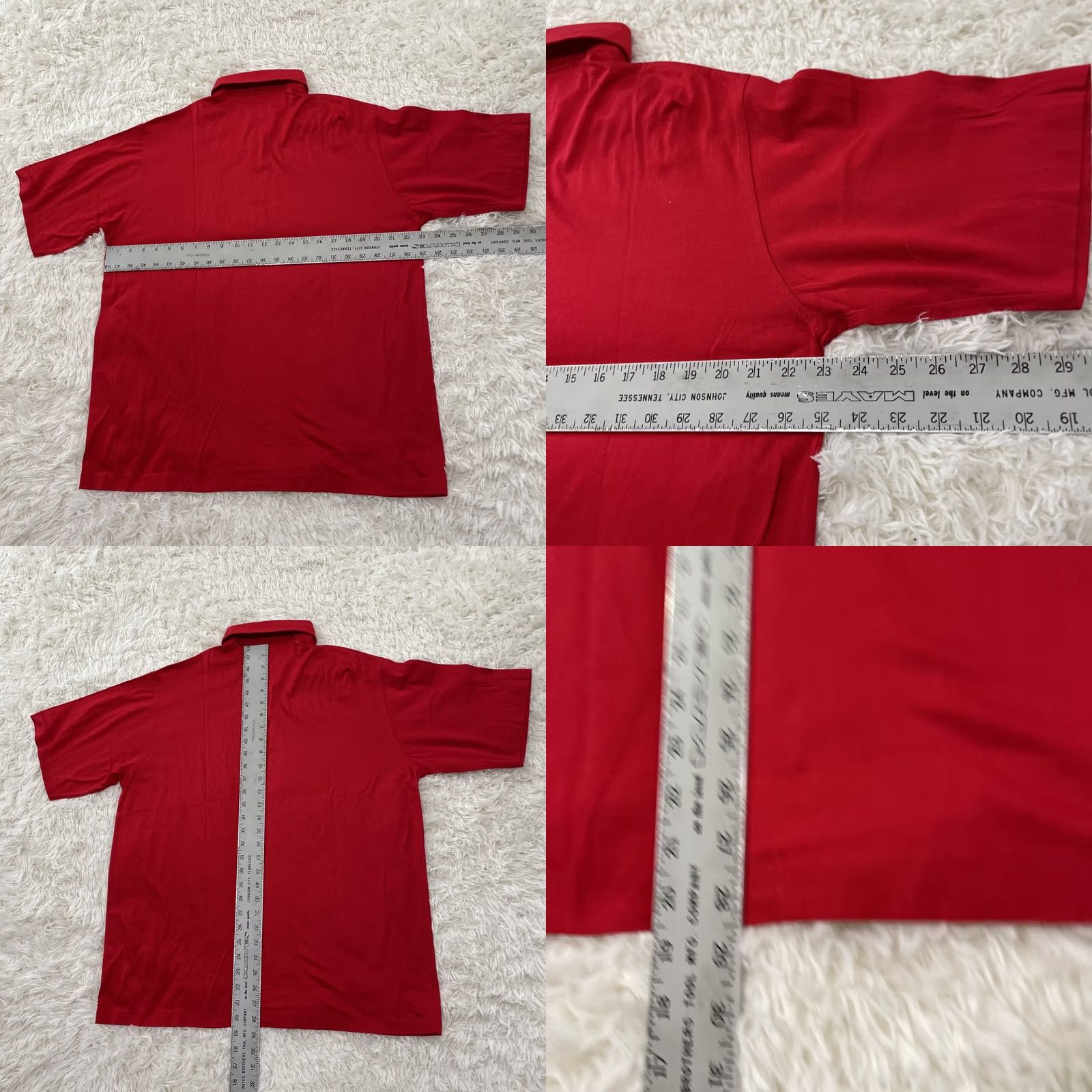 Vintage CROSS CREEK Red Polo Shirt Men L Vintage 90s Classic Preppy Golf Retro Shirt Size US L / EU 52-54 / 3 - 8 Thumbnail
