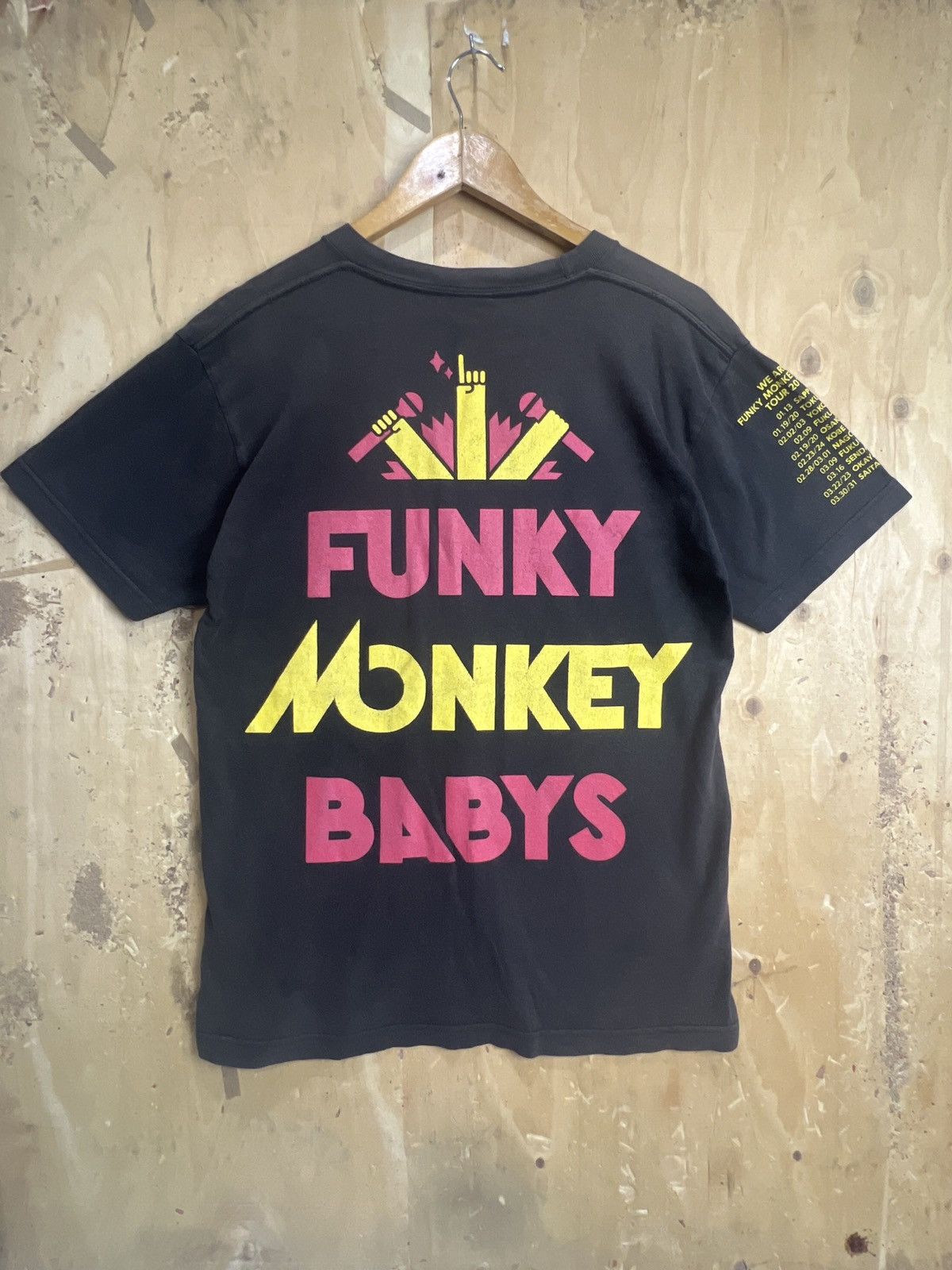 Band Tees × Vintage Funky Monkey Babys Tour 2013 Size US M / EU 48-50 / 2 - 2 Thumbnail