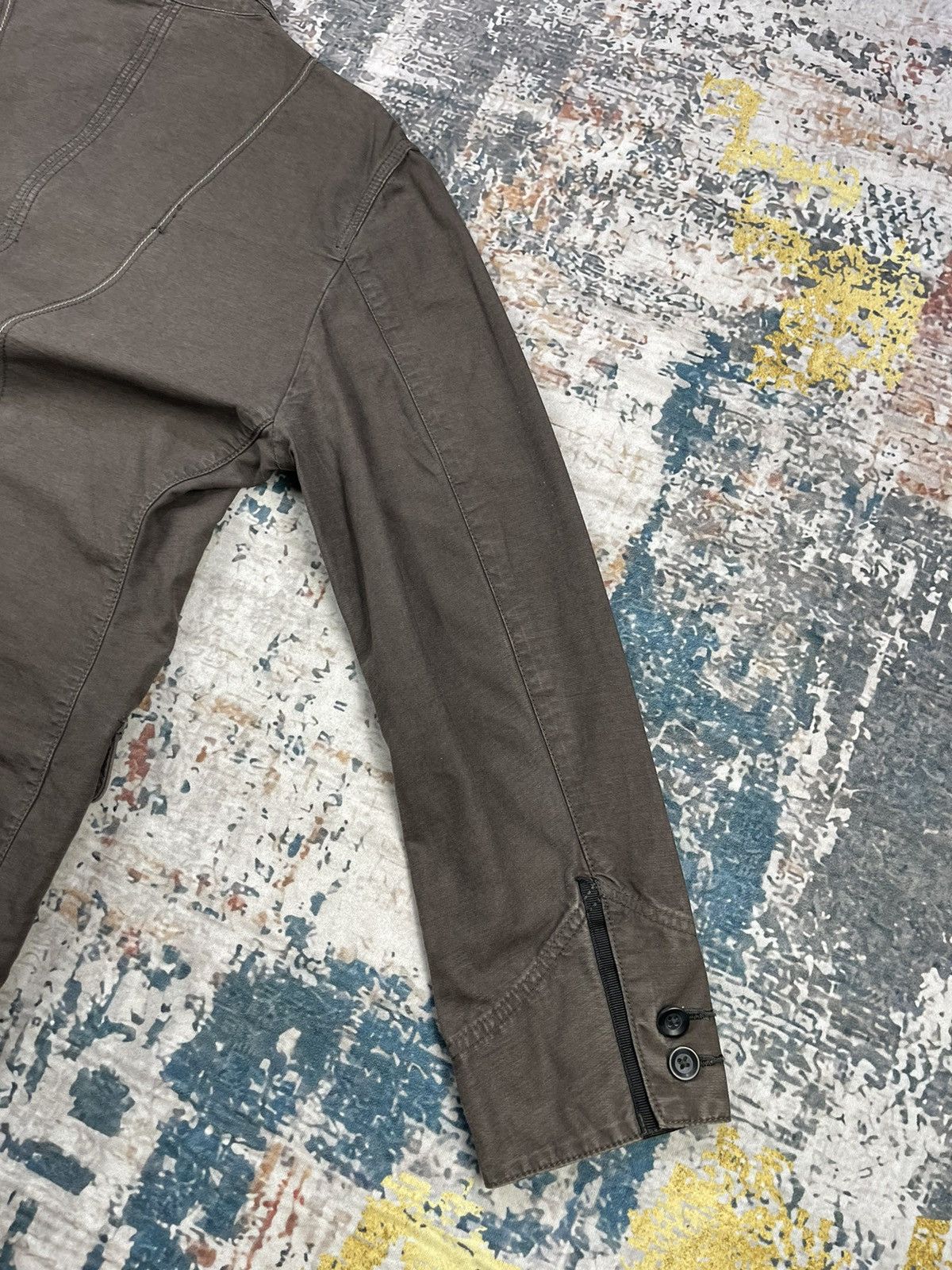 Japanese Brand Khaki Brown Multi Pocket Casual Jackets Size US XL / EU 56 / 4 - 7 Thumbnail