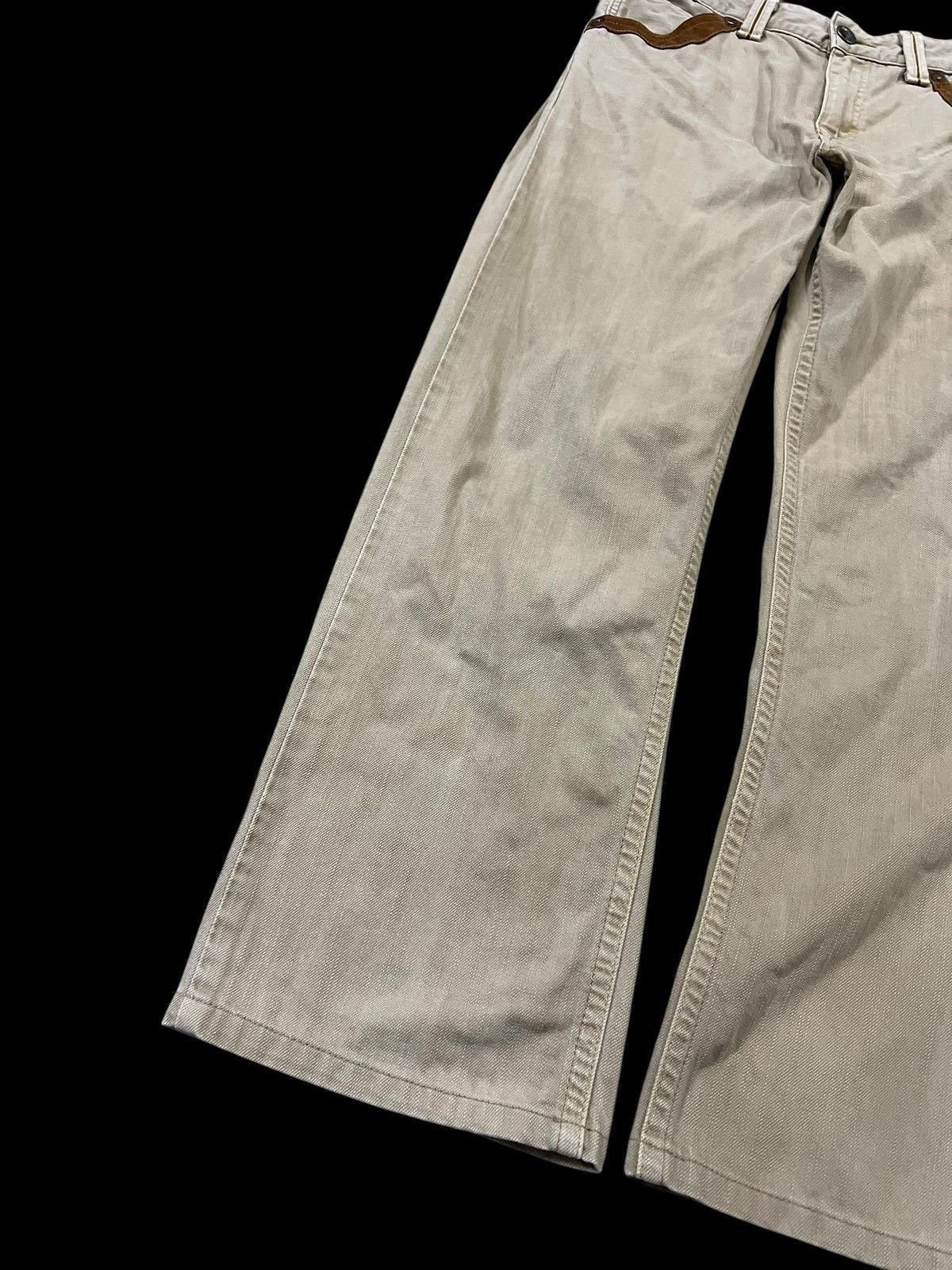 Edwin × If Six Was Nine × Seditionaries FLARE EDWIN EXCLUSIVE VINTAGE BUFFALO HEAD RARE JEANS Size US 31 - 3 Thumbnail