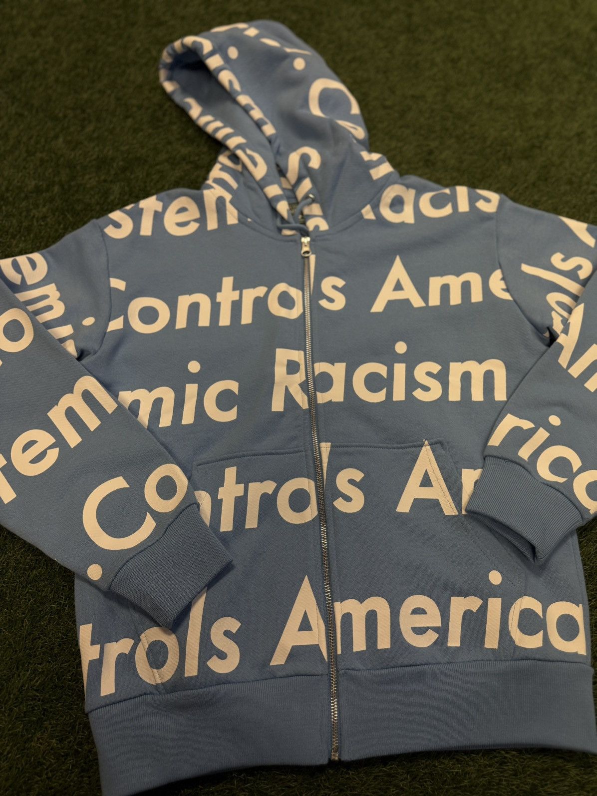 DENIM TEARS Denim Tears Systematic Racism Controls America Hoodie Small Size US S / EU 44-46 / 1 - 5 Thumbnail