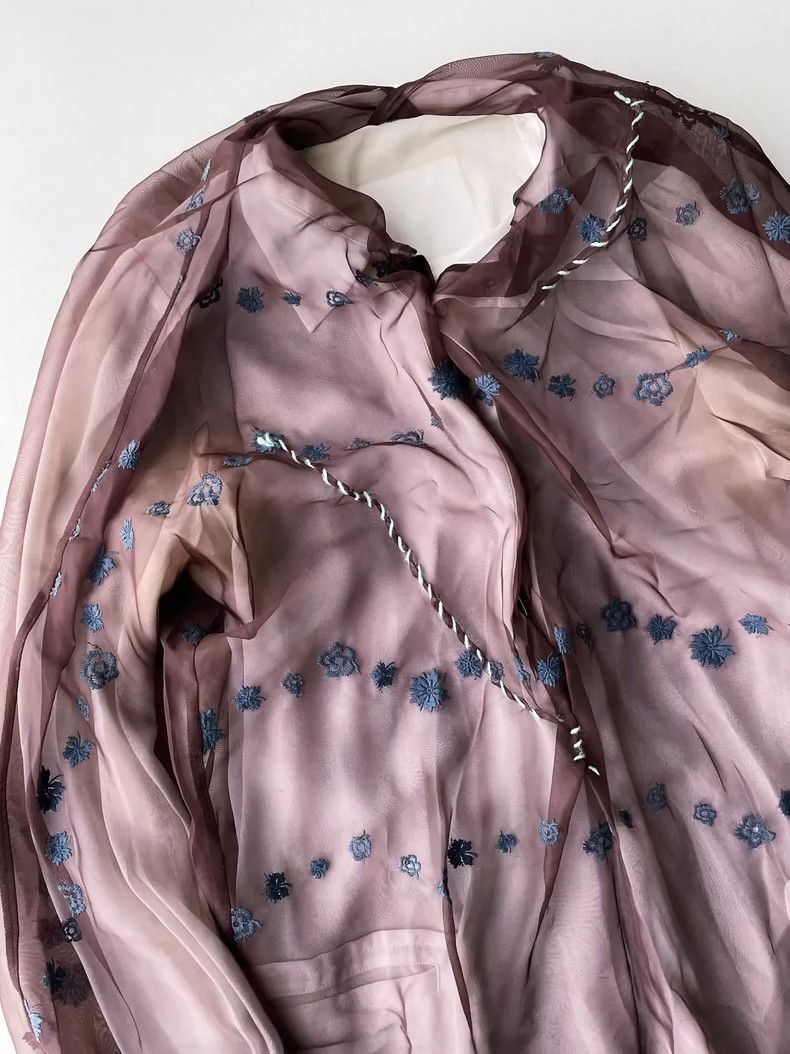 Undercover Undercover 02 SS Tulle Embroidered Dress 2504-Nextarrow Size S / US 4 / IT 40 - 5 Thumbnail