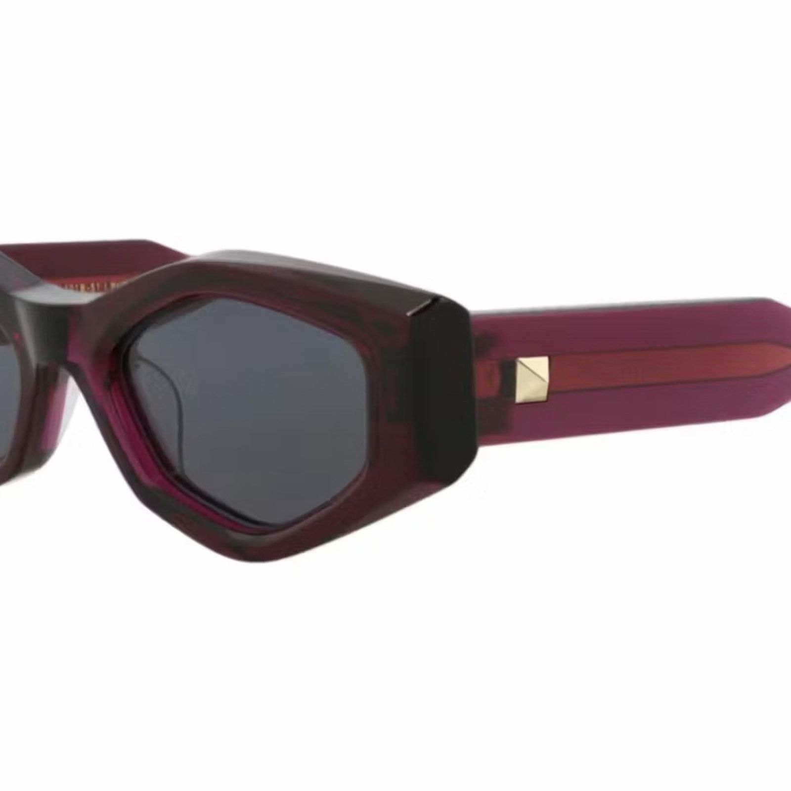 Valentino New! Valentino VLS 101B Purple Geometric Sunglasses Size ONE SIZE - 8 Thumbnail