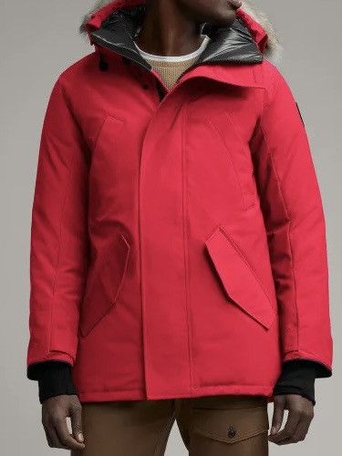 Image of Canada Goose Edgewood Parka in Red, Men's (Size XL)