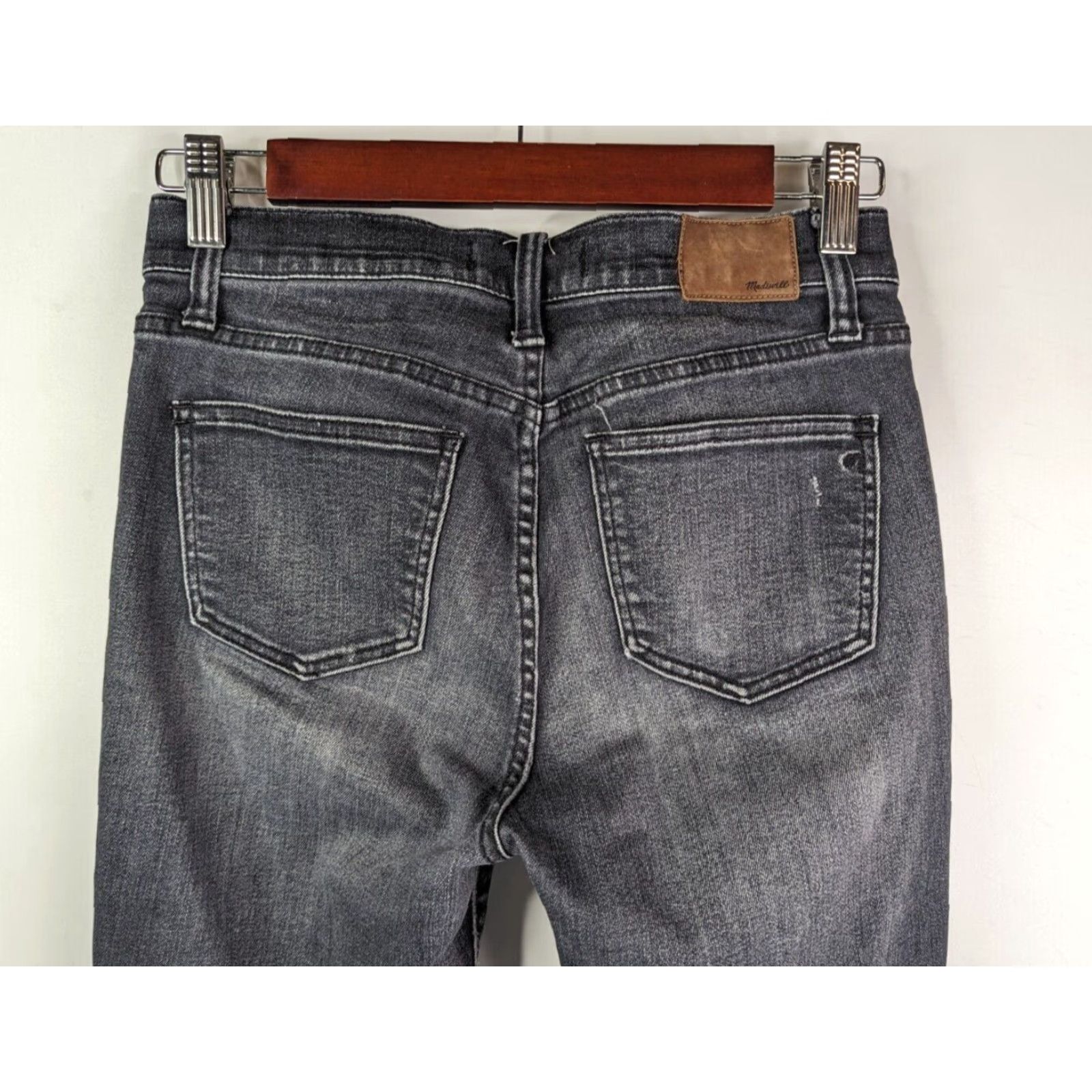 Madewell Madewell Jeans Skinny High Rise Kincaid Wash Black Size 31 in. Womens Size 24" / US 00 / IT 34 - 5 Thumbnail