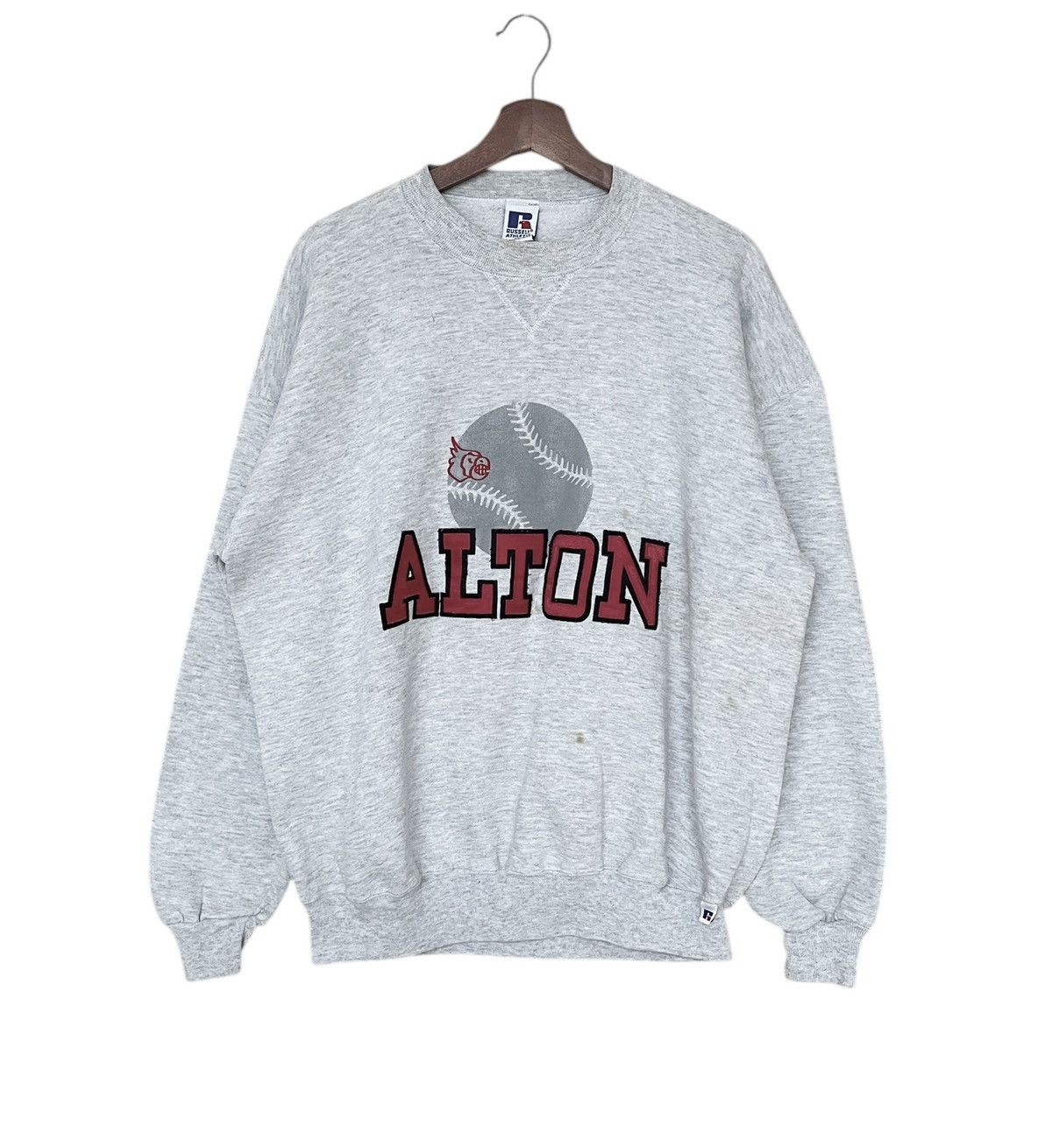 Russell Athletic × Vintage Vintage Brand Russell Alton Sweatshirt 1990s Size US XL / EU 56 / 4 - 1 Thumbnail