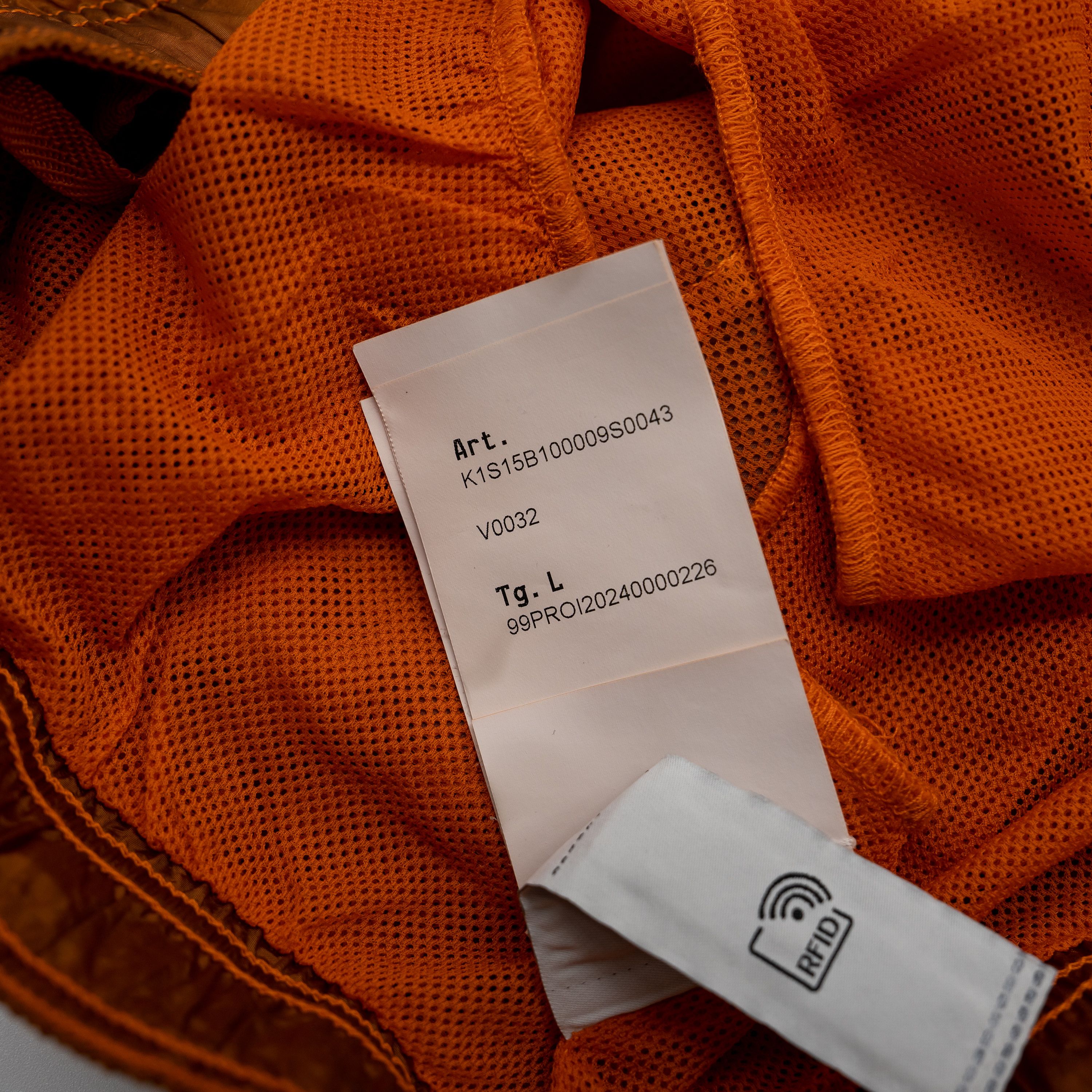 Stone Island L Stone Island Nylon Metal Swim Shorts Arancio Orange Size US 34 / EU 50 - 5 Thumbnail