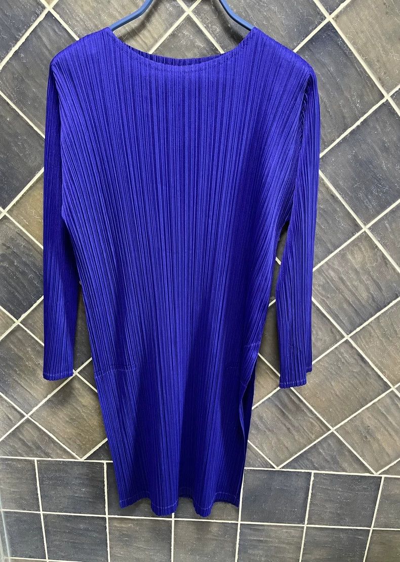 Issey Miyake Issey Miyake size:4 Blue pleated dress Size M / US 6-8 / IT 42-44 - 1 Thumbnail
