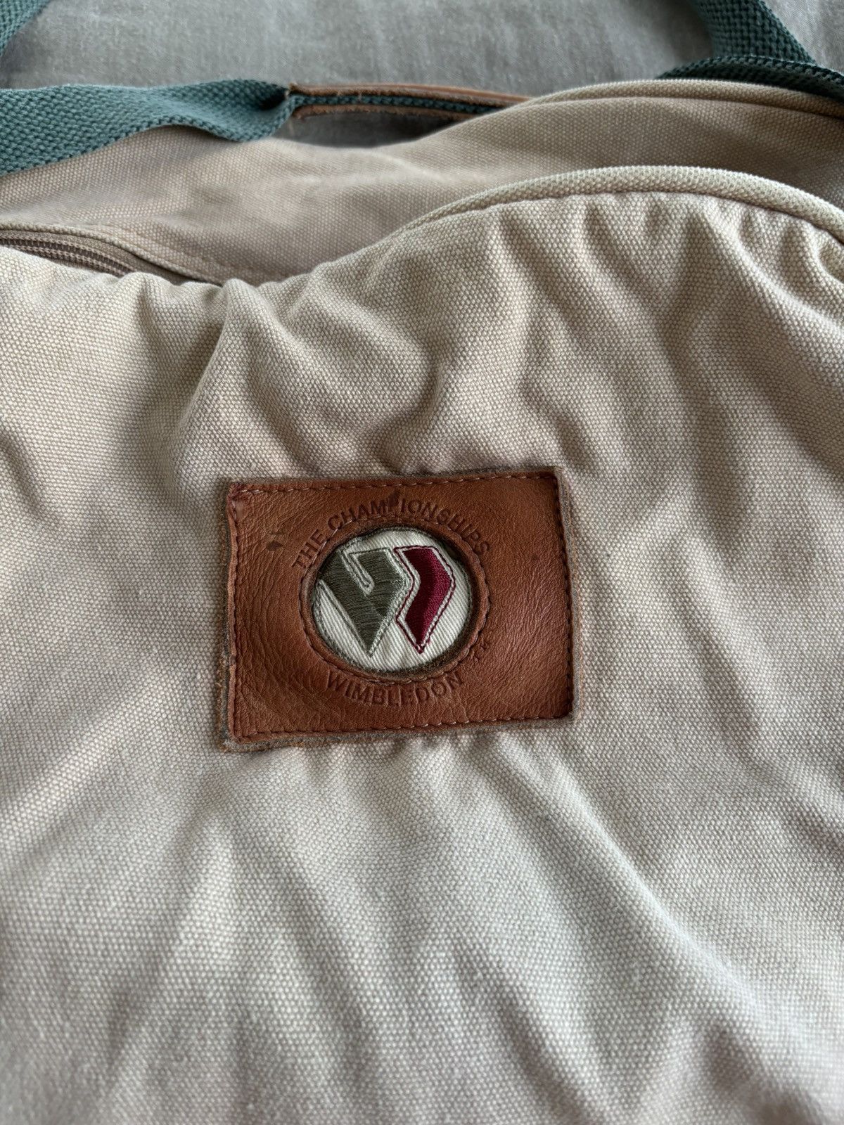 Vintage Vintage Wimbledon Canvas Duffel Bag large Size ONE SIZE - 5 Thumbnail