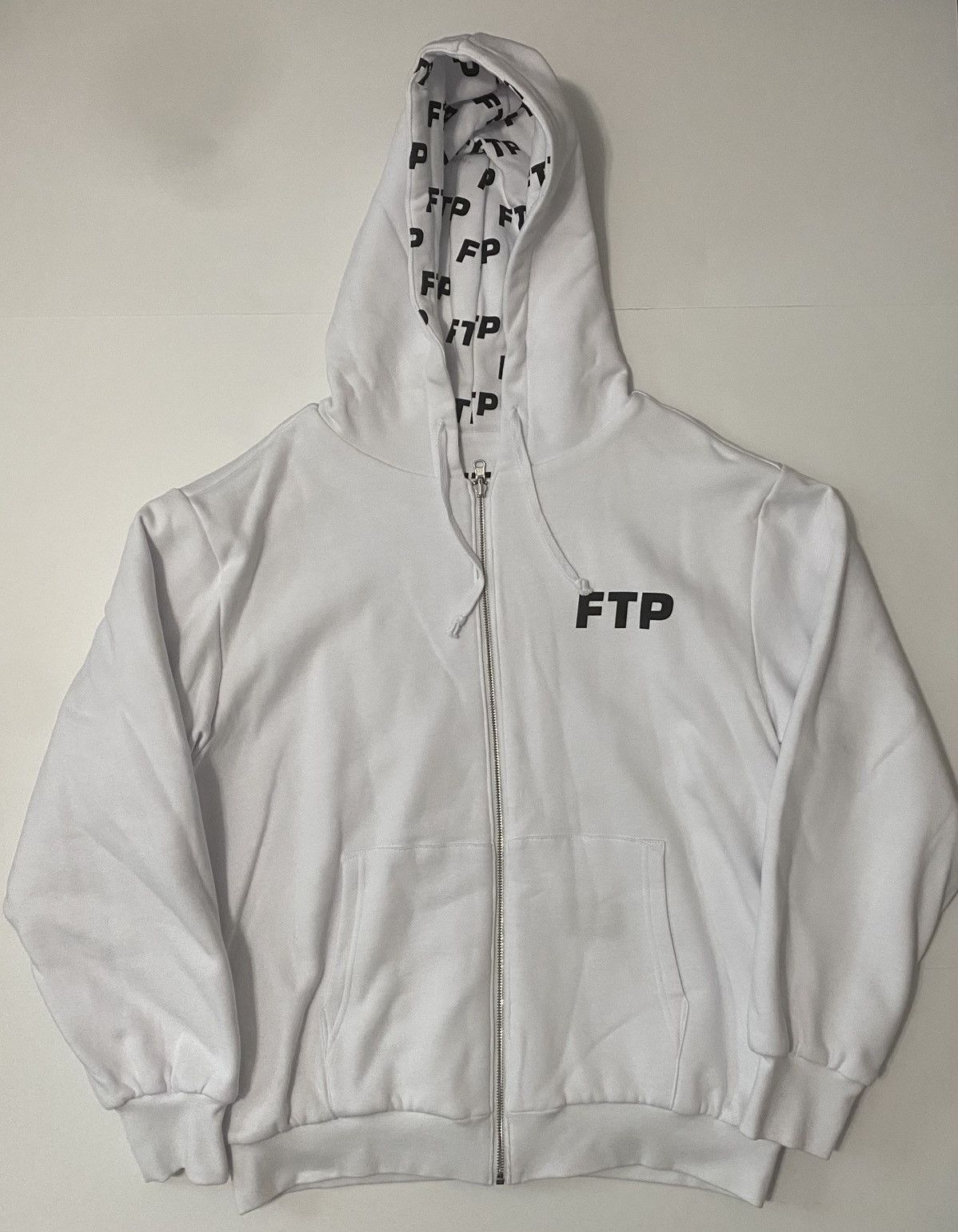 Fuck The Population FTP Reversible Zip Up (White) Size US M / EU 48-50 / 2 - 2 Thumbnail