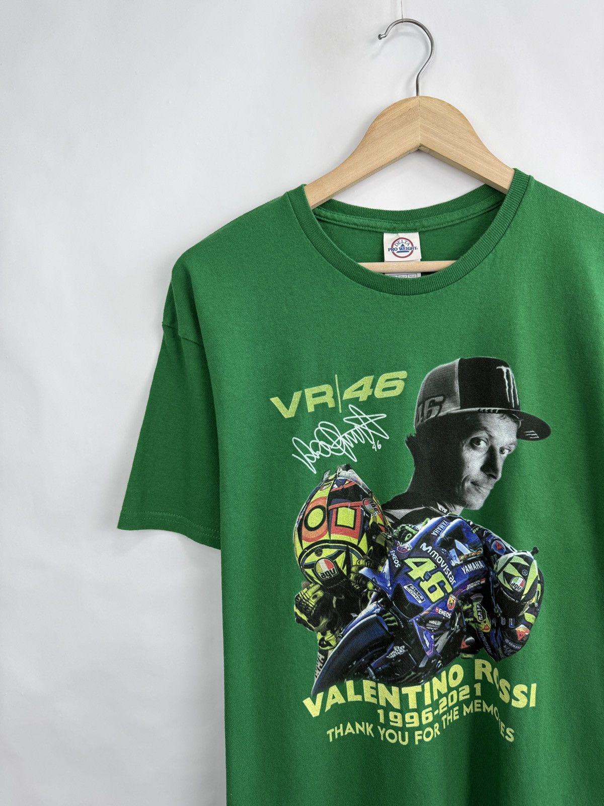 Delta 🇮🇹 Valentino Rossi VR46 T-Shirt 2021 MotoGP Rare Retro Y2K Size US L / EU 52-54 / 3 - 3 Thumbnail