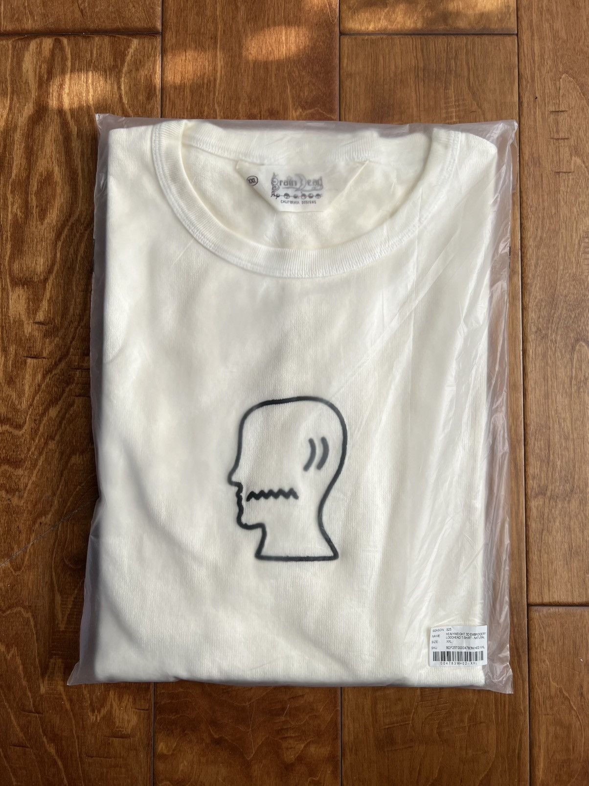 Brain Dead Brain Dead Heavyweight 3D Embroidery Logohead T-Shirt Size US XXL / EU 58 / 5 - 4 Thumbnail