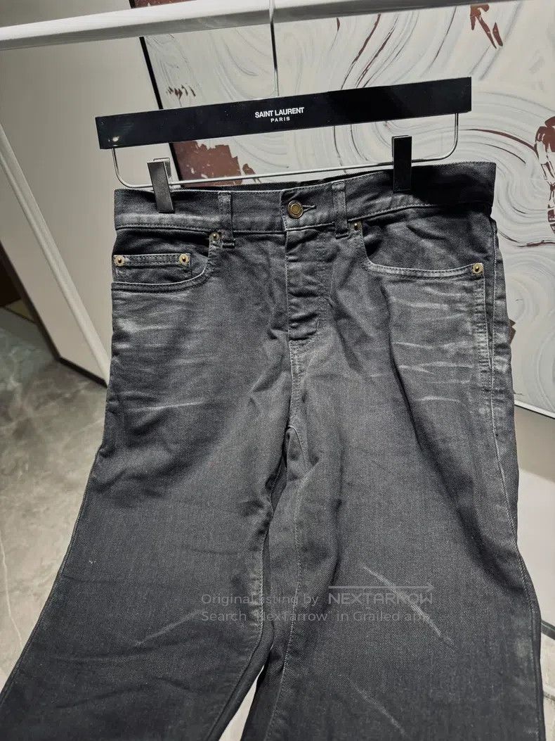 Saint Laurent Paris Saint Laurent Paris Ghost Claw Denim Jeans Size US 28 / EU 44 - 4 Thumbnail
