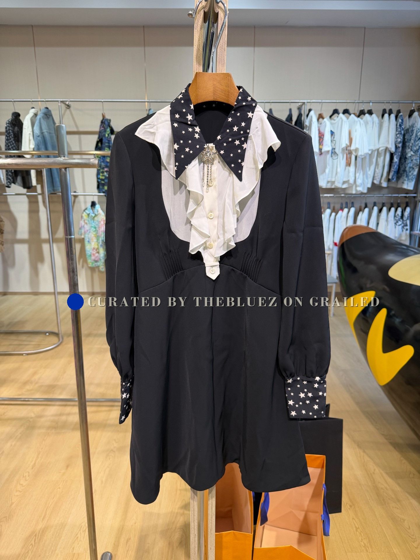 Miu Miu Miu Miu Star Collar Dress Size S / US 4 / IT 40 - 1 Thumbnail