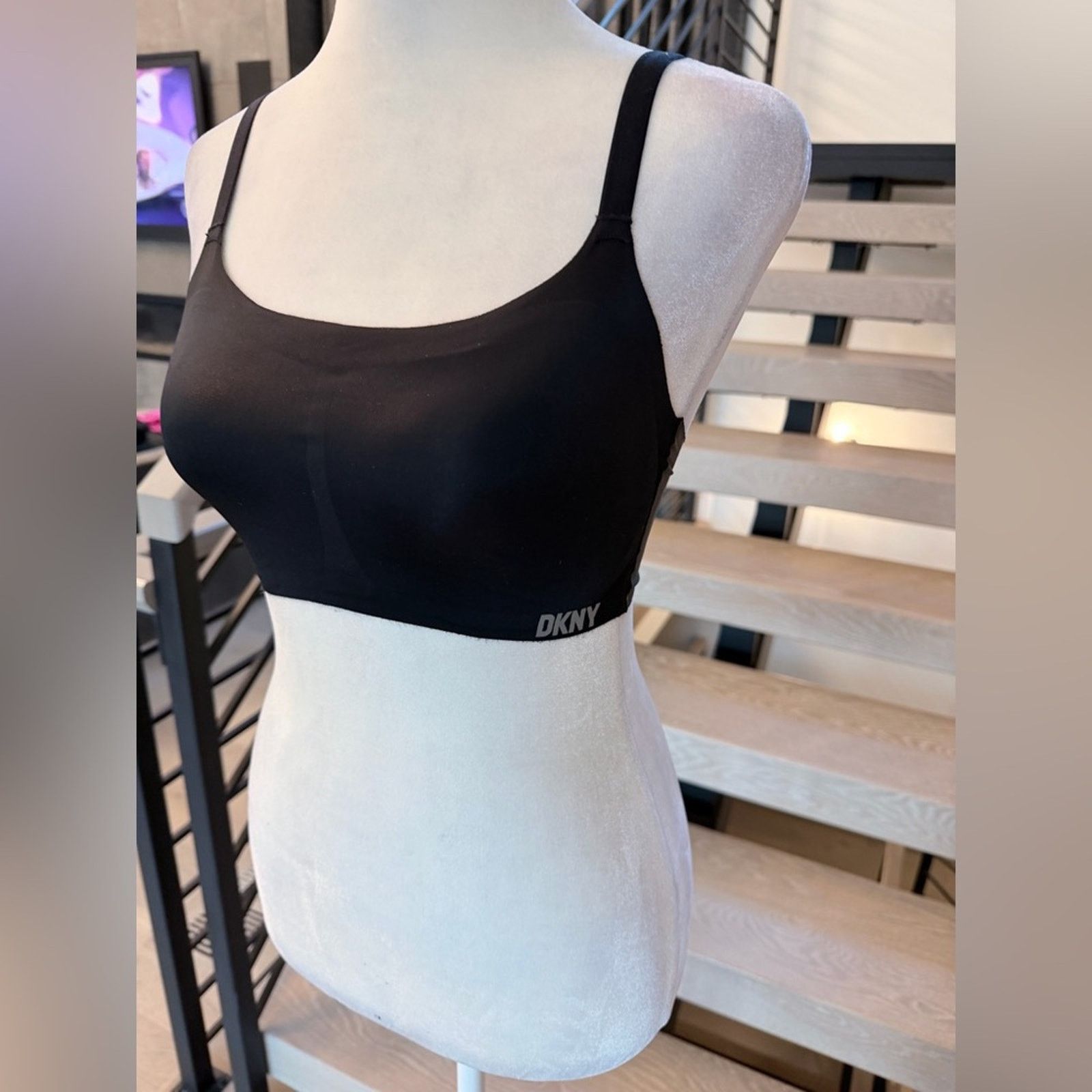 DKNY New DKNY Black Seamless Comfort Bra size S Size ONE SIZE - 2 Thumbnail