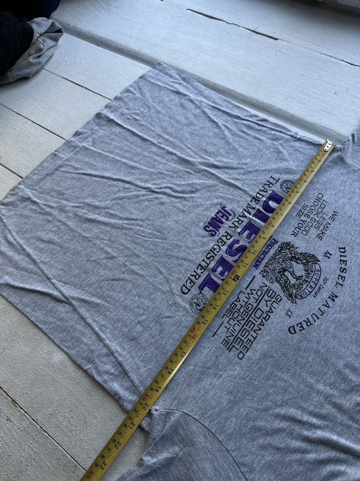 Diesel 🚨DIESEL AVANT GARDE ARCHIVE VINTAGE BIG LOGO T-SHIRT Y2K TEE Size US L / EU 52-54 / 3 - 12 Thumbnail
