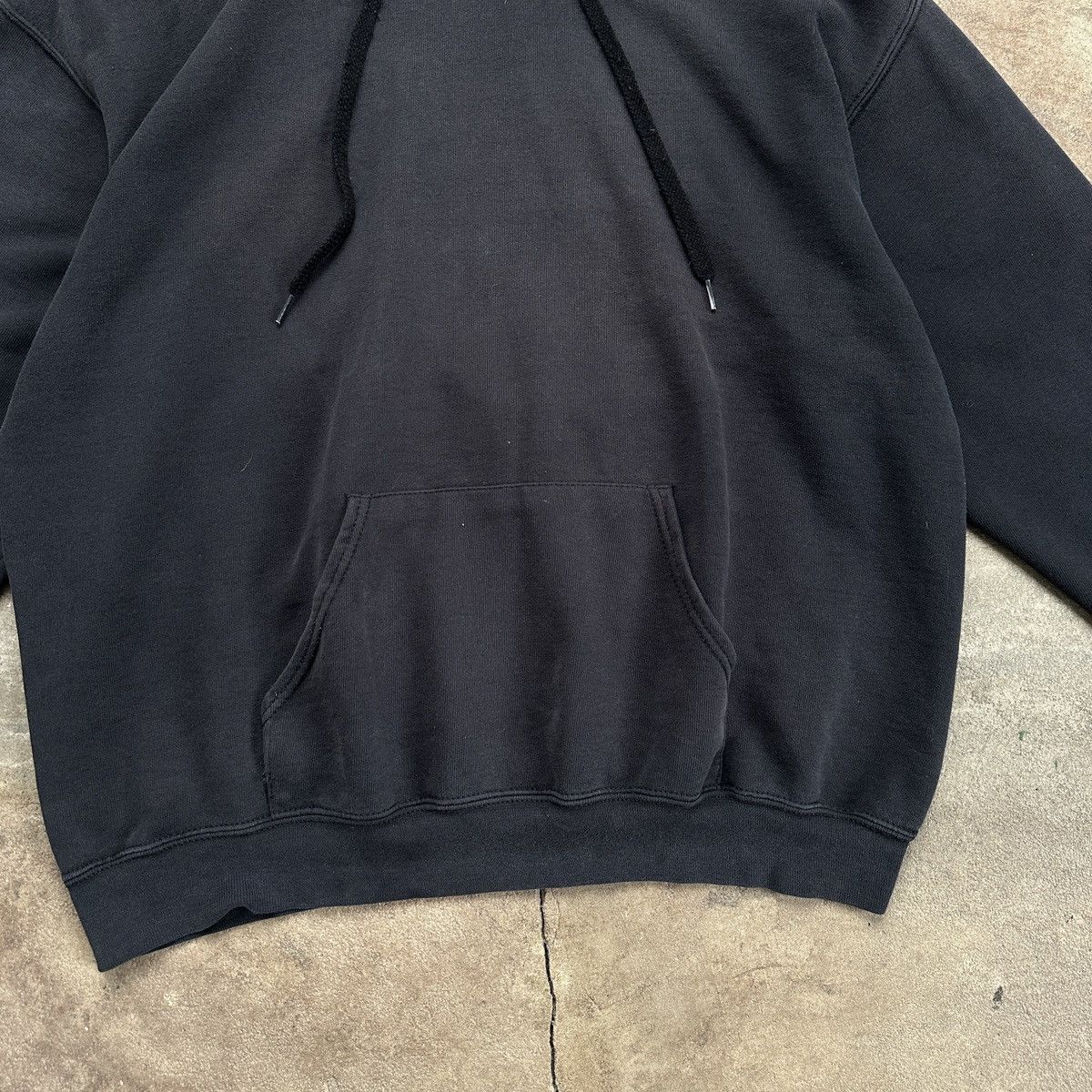 Fruit Of The Loom Vintage Washed Blank Hoodie Vintage Boxy XL 90s Size US XL / EU 56 / 4 - 4 Thumbnail