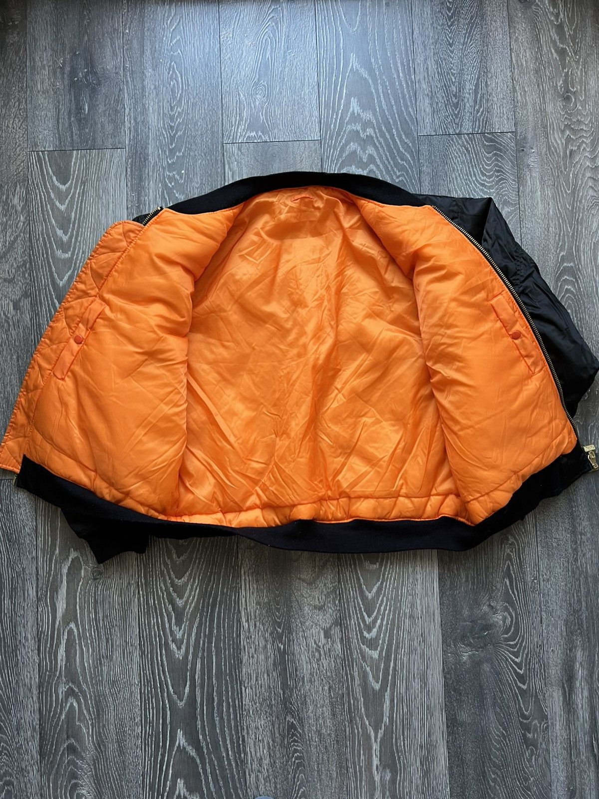 Vision Streetwear style Military Flight Bomber Jacket Size US XL / EU 56 / 4 - 5 Thumbnail