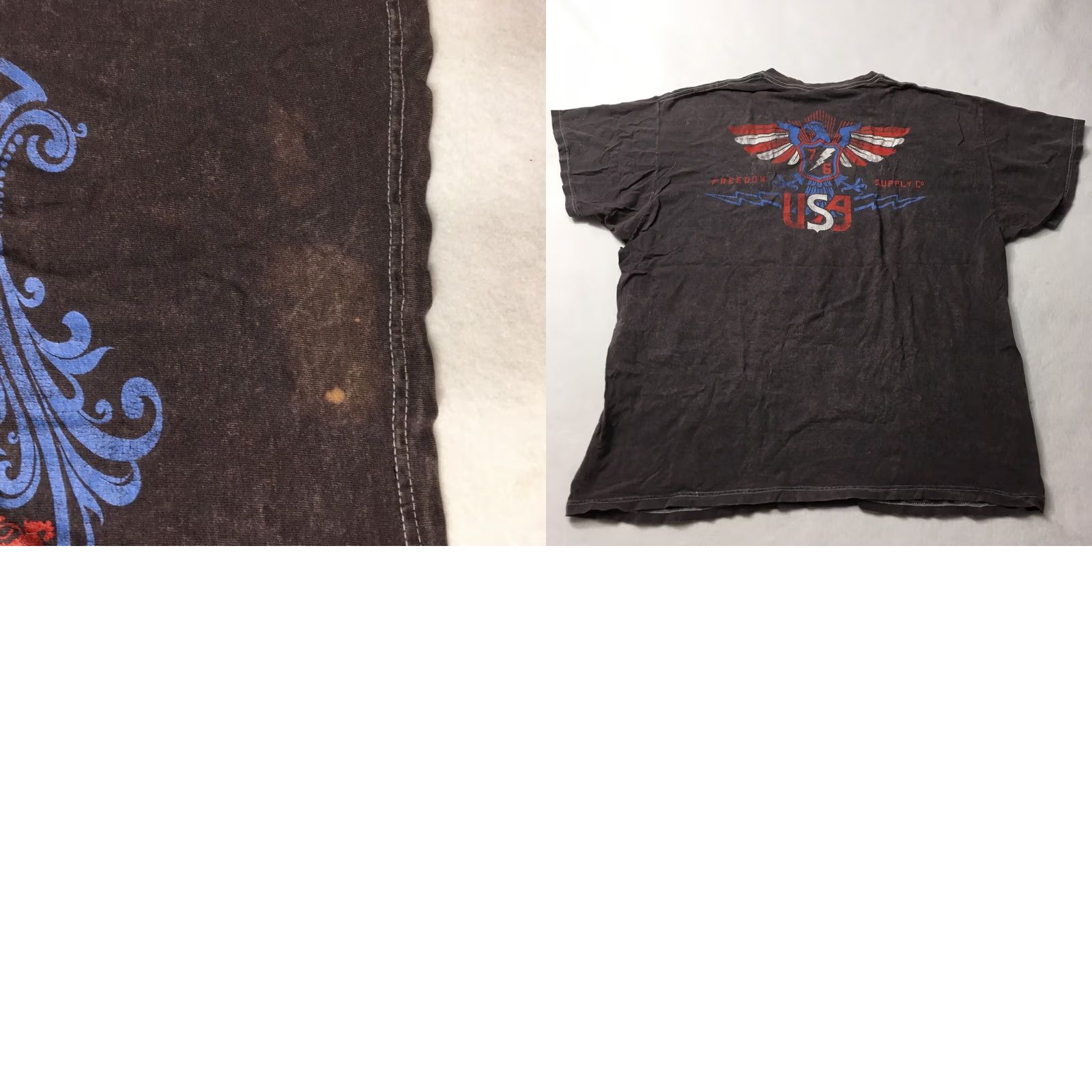 Fruit Of The Loom fruit of the loom T-Shirt XXL 2XL freedom usa graphic Casual Tee Size US XXL / EU 58 / 5 - 8 Thumbnail