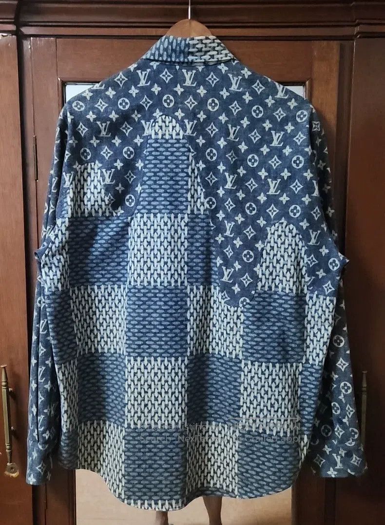 Louis Vuitton Louis Vuitton Patchwork Long Sleeve Shirt Size US S / EU 44-46 / 1 - 2 Thumbnail