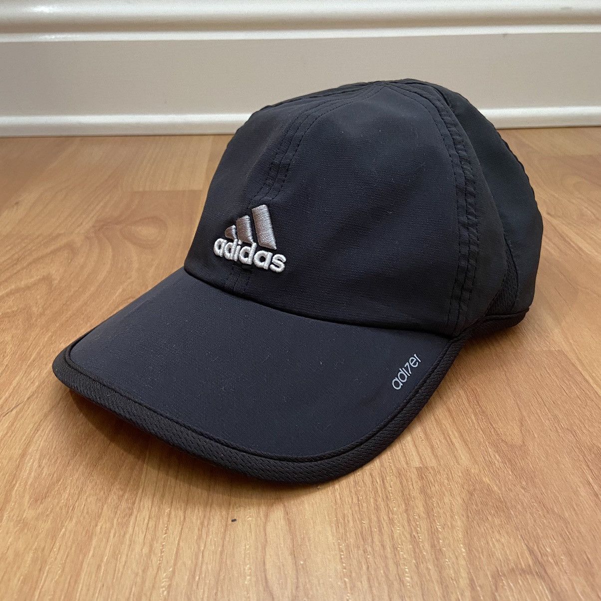 Adidas Adidas Men’s Logo Black Strap Back Hat Size ONE SIZE - 2 Thumbnail