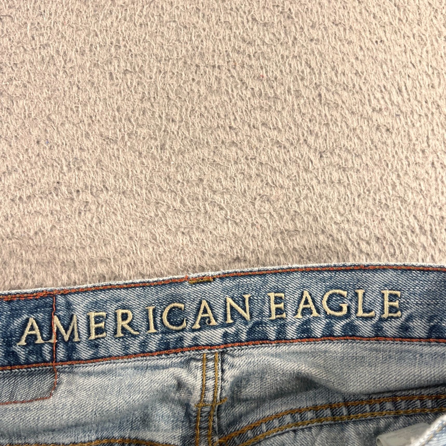 American Eagle Outfitters VINTAGE American Eagle Bootcut Jeans Mens 26x28 Blue Distressed Classic 5-Pocket Modern Grunge Size US 26 / EU 42 - 6 Thumbnail