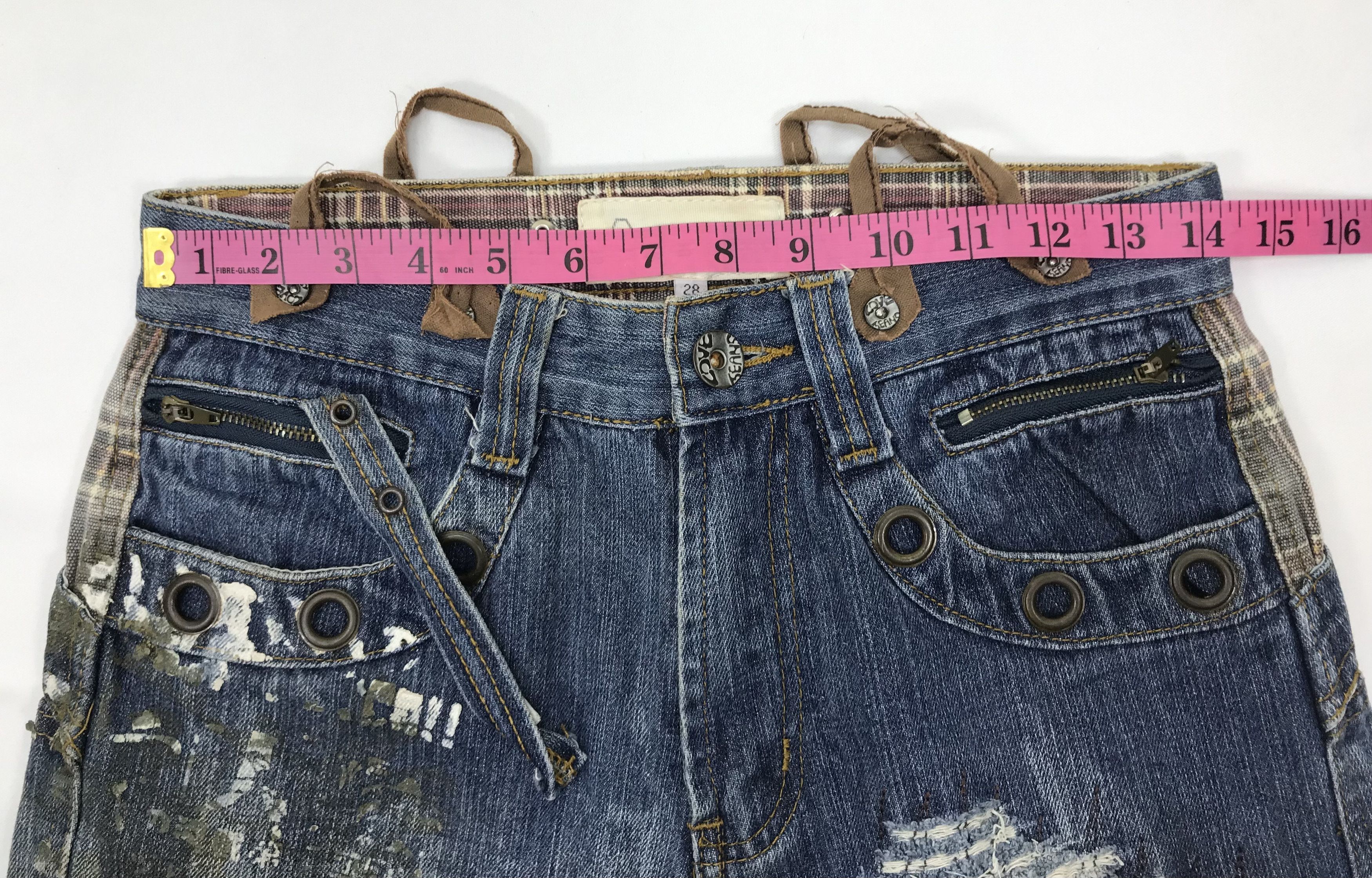 Beauty Beast Vintage Japanese Techno Seditionaries Distressed Cargo Jeans Size US 28 / EU 44 - 17 Thumbnail