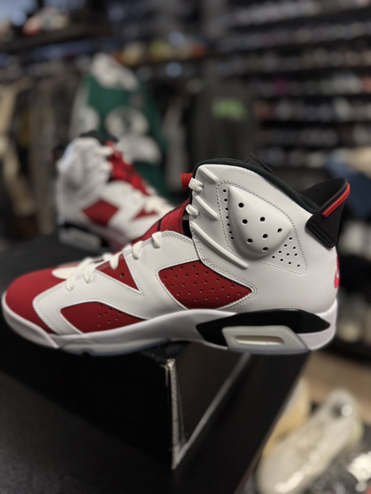 Jordan Brand × Nike Jordan 6 Carmine Size 12 (NEW) (CT8529-106) Size US 12 / EU 45 - 4 Thumbnail