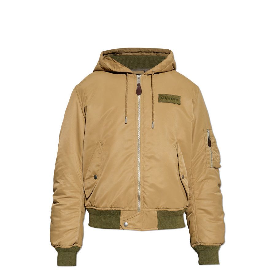 Alexander McQueen ALEXANDER MCQUEEN Brown Bomber Jacket New & Authentic (Men's Size US XL / EU 56 / 4 - 1 Preview