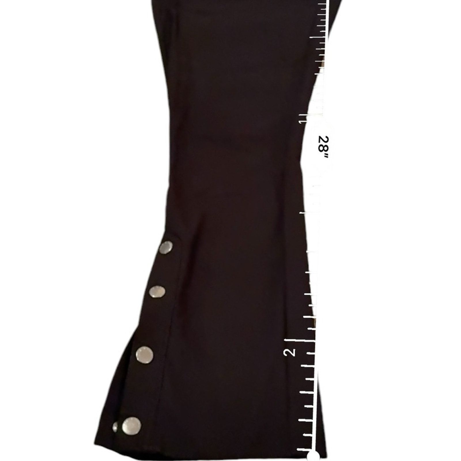 Rag & Bone Rag & Bone Simone Snap High Rise Black Pants Sz 10 Size 32" / US 10 / IT 46 - 11 Thumbnail